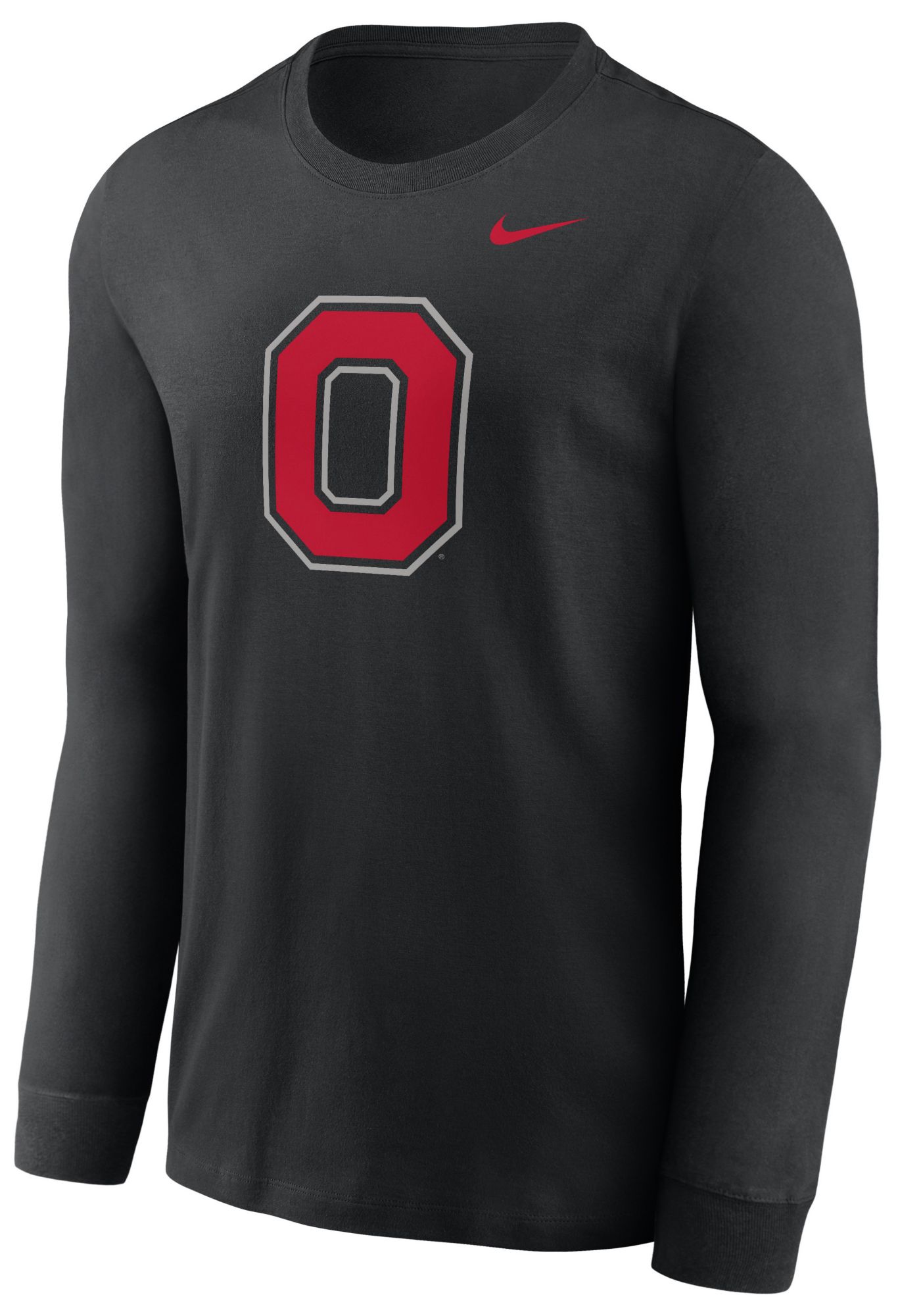Nike Men's Ohio State Buckeyes Black Long Sleeve Shirt