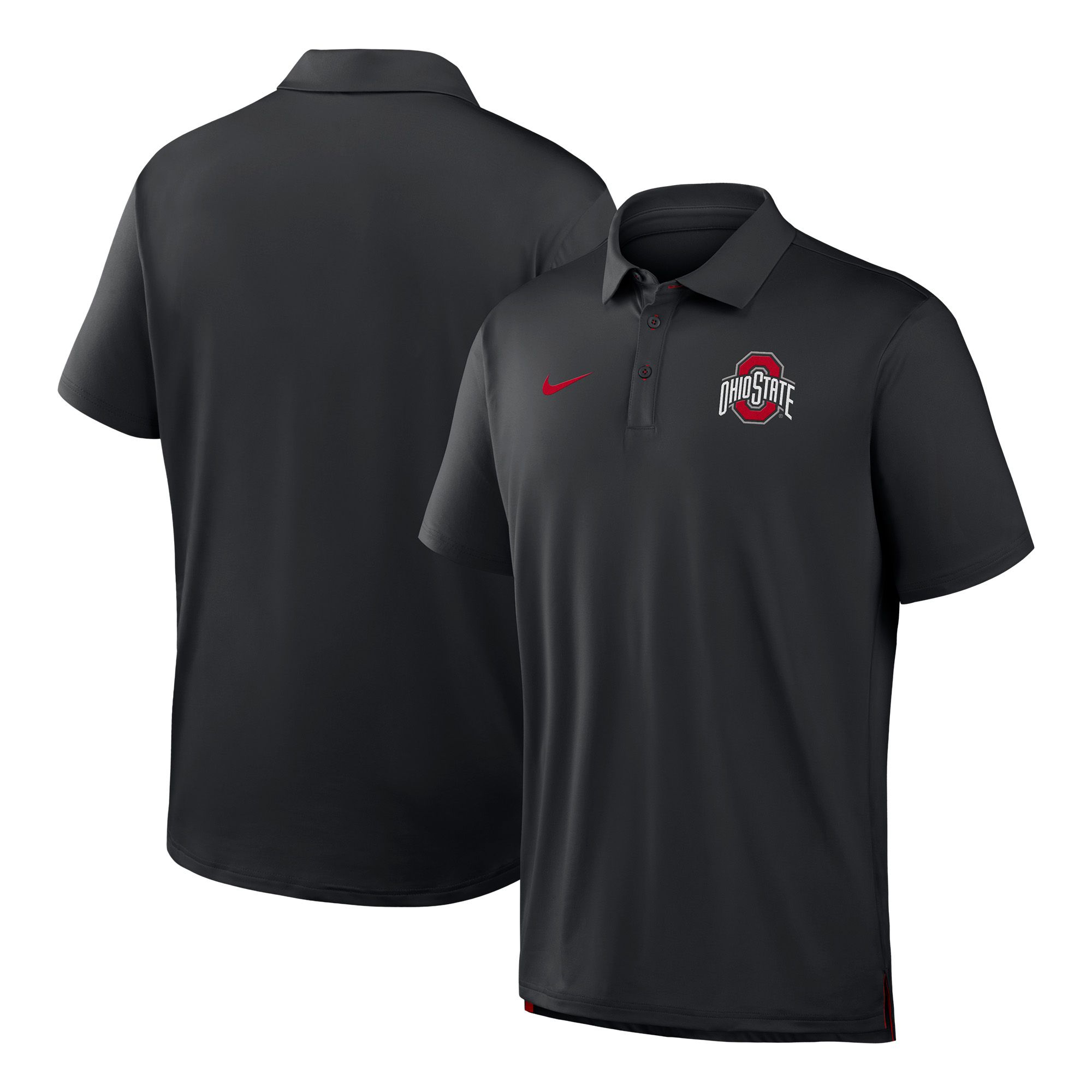 Nike Men's Ohio State Buckeyes Black/University Red Polo Shirt