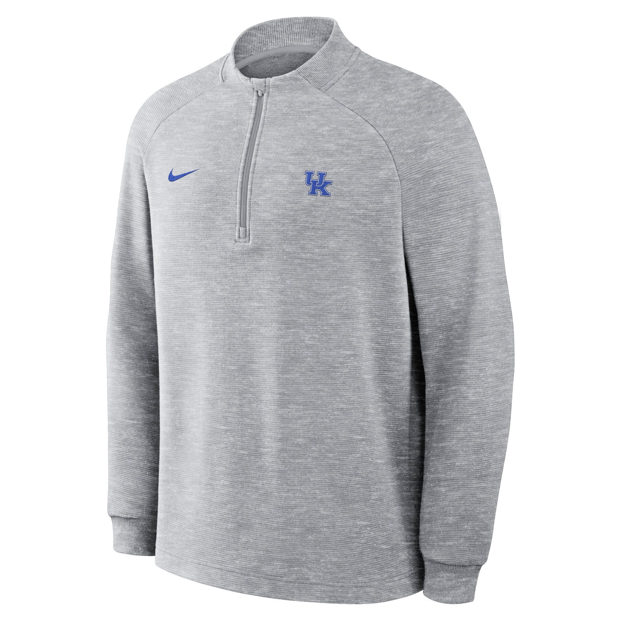 Nike Men's Kentucky Wildcats Wolf Grey Par 5 Logo Half Zip, XXL, Gray