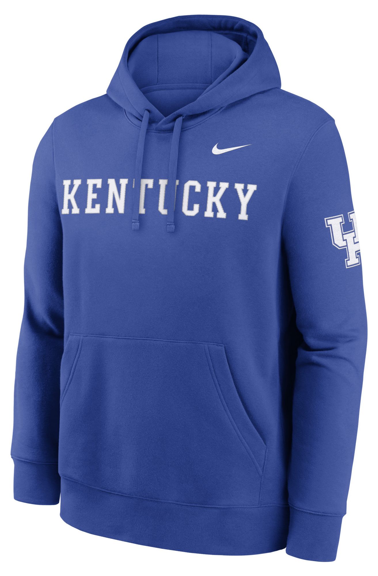 Nike Men's Kentucky Wildcats Game Royal Club Fleece Hoodie