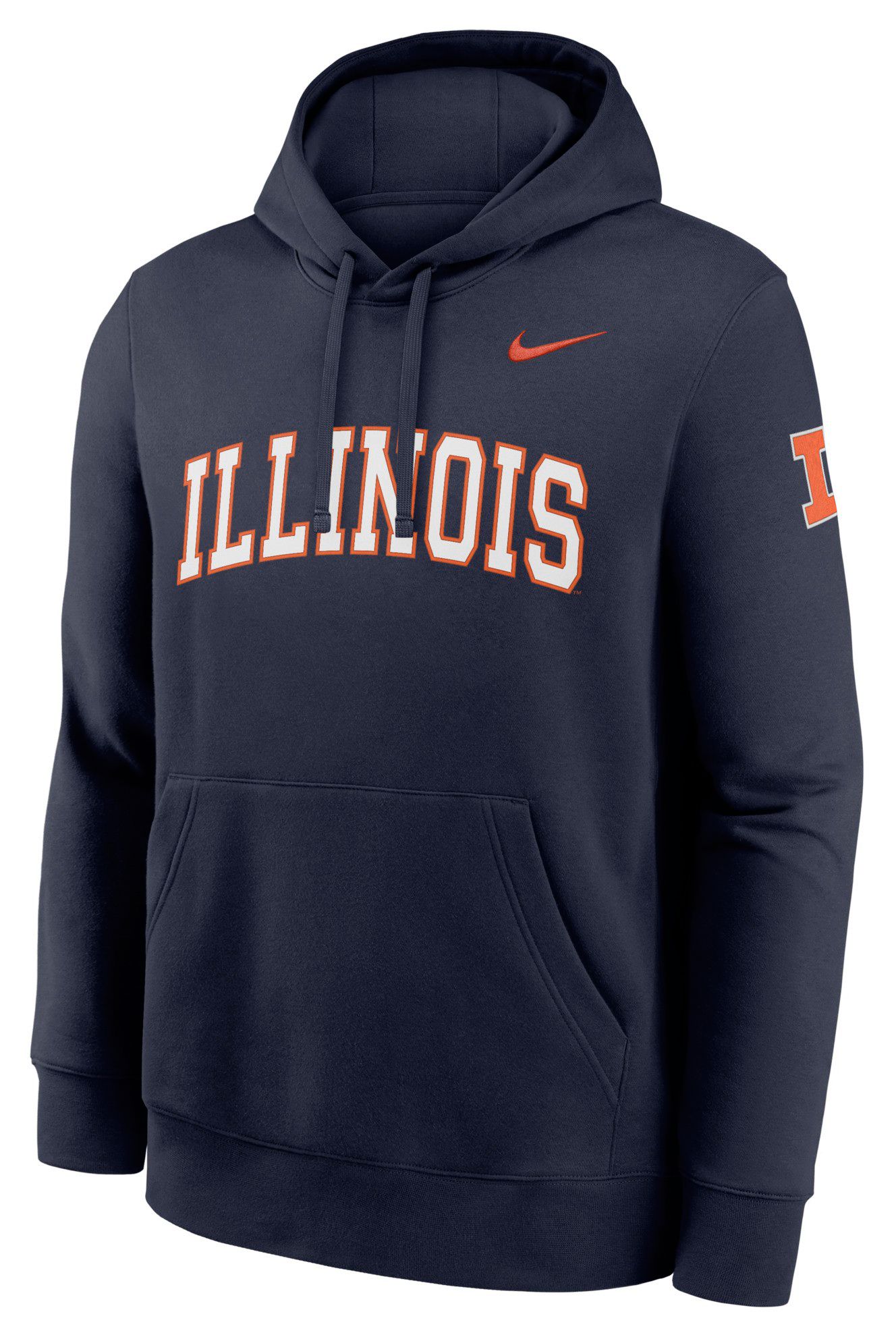 Nike Men's Illinois Fighting Illini Club Fleece Hoodie