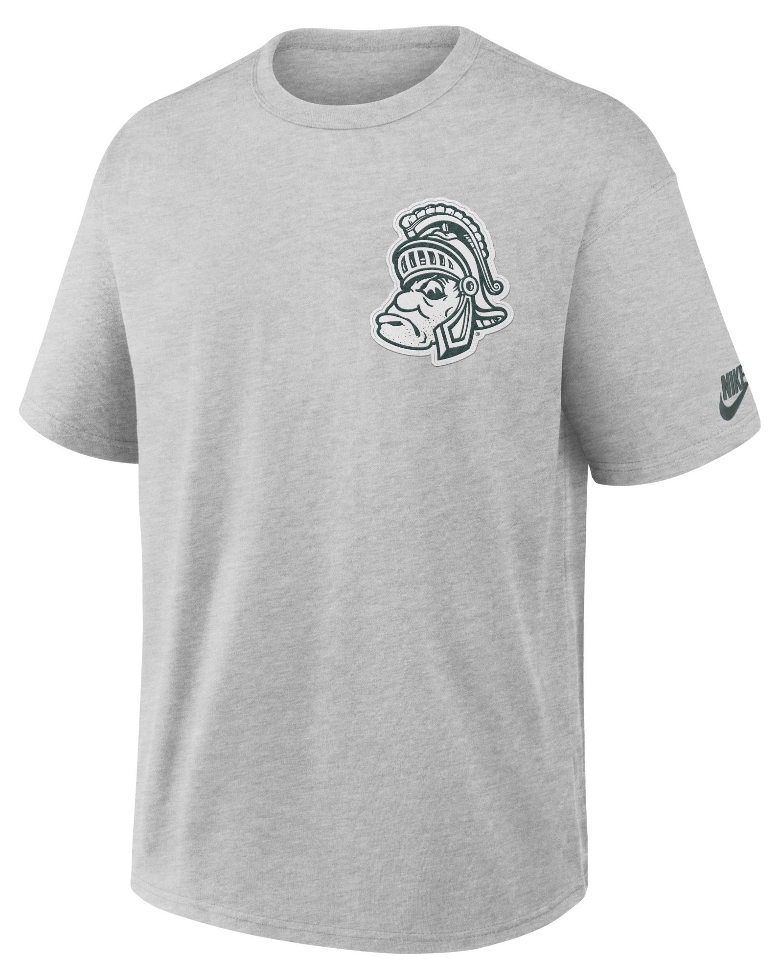 Nike Men's Michigan State Spartans Grey Heather Max90 Legacy T-Shirt