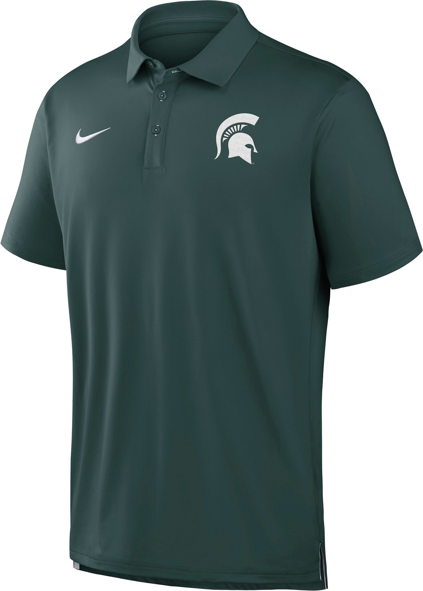 Nike Men's Michigan State Spartans Pro Green/White Polo Shirt