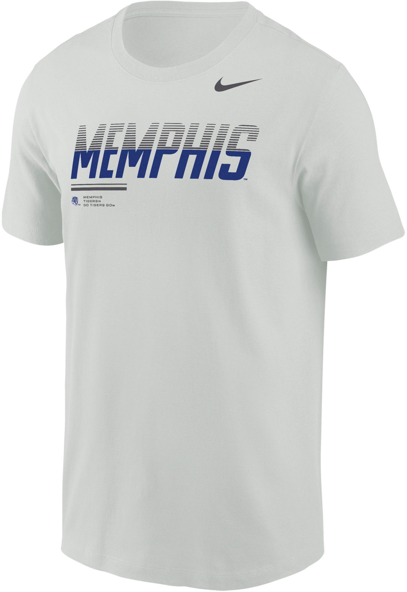 Nike Men's Memphis Tigers Gray Legend Kinetic T-Shirt