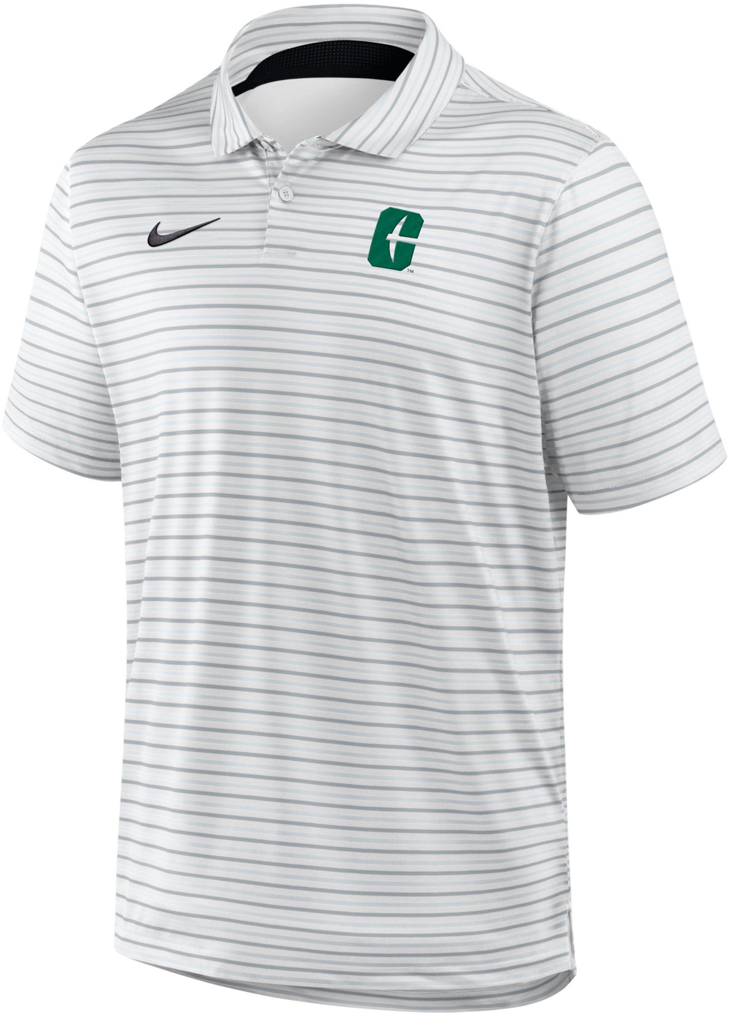 Nike Men's Charlotte 49ers White Dri-FIT Tour Polo