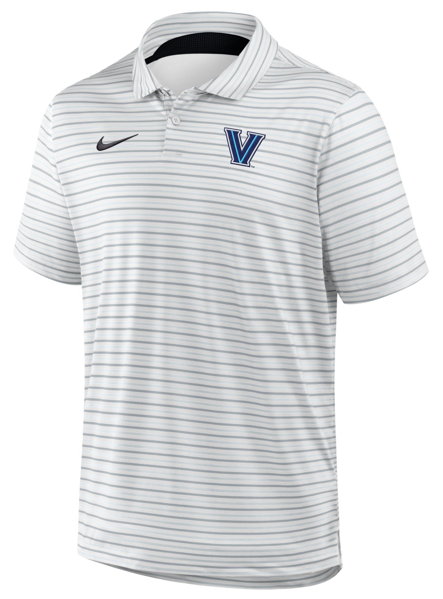 Nike Men's Villanova Wildcats White Dri-FIT Tour Polo