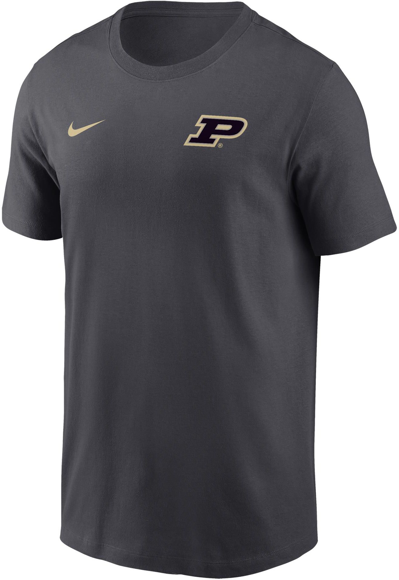 Nike Men's Purdue Boilermakers Gray Legend Kinetic T-Shirt
