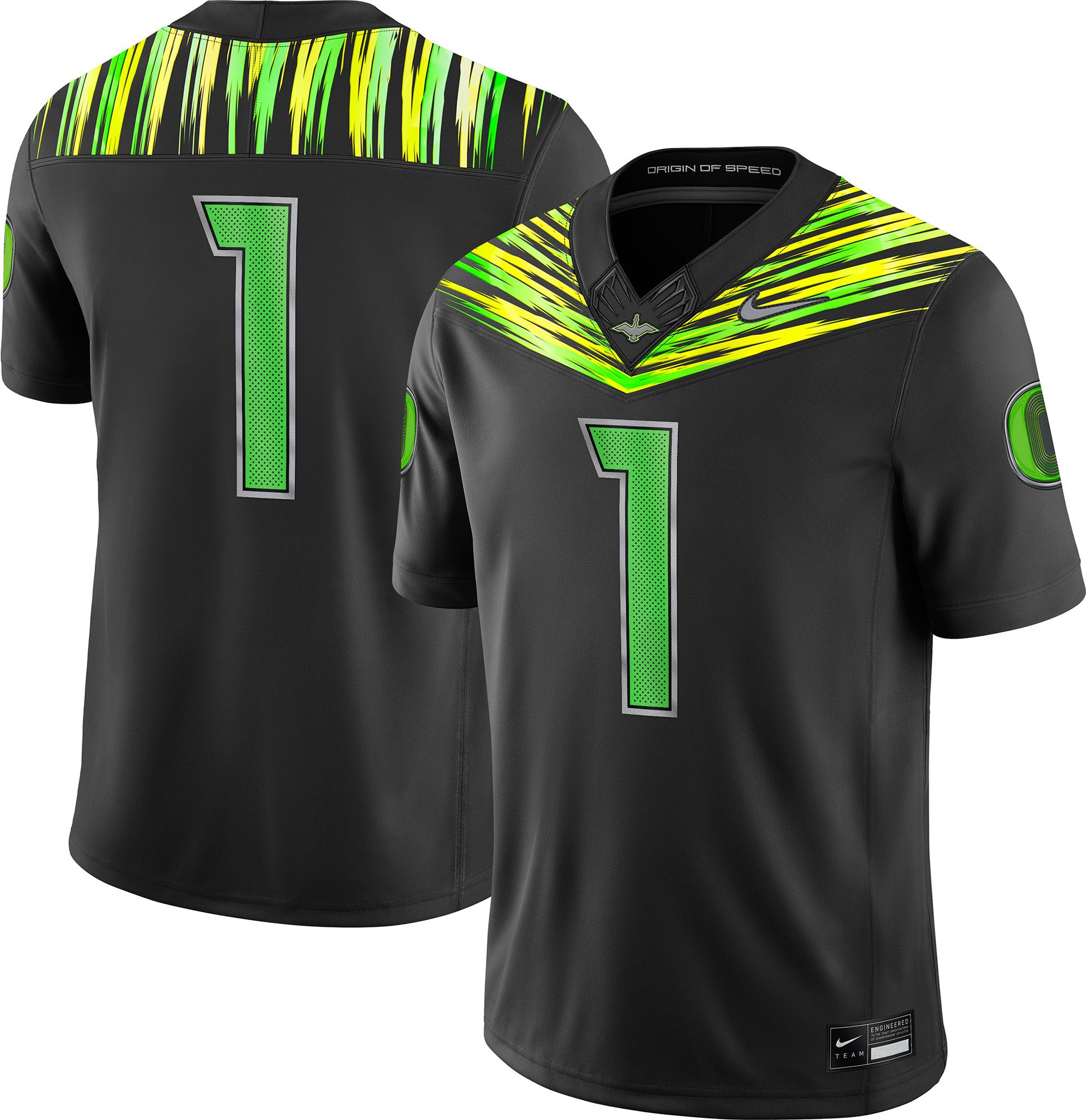 Nike Men's Oregon Ducks Origins Of Speed Alternate Limited Football Jersey