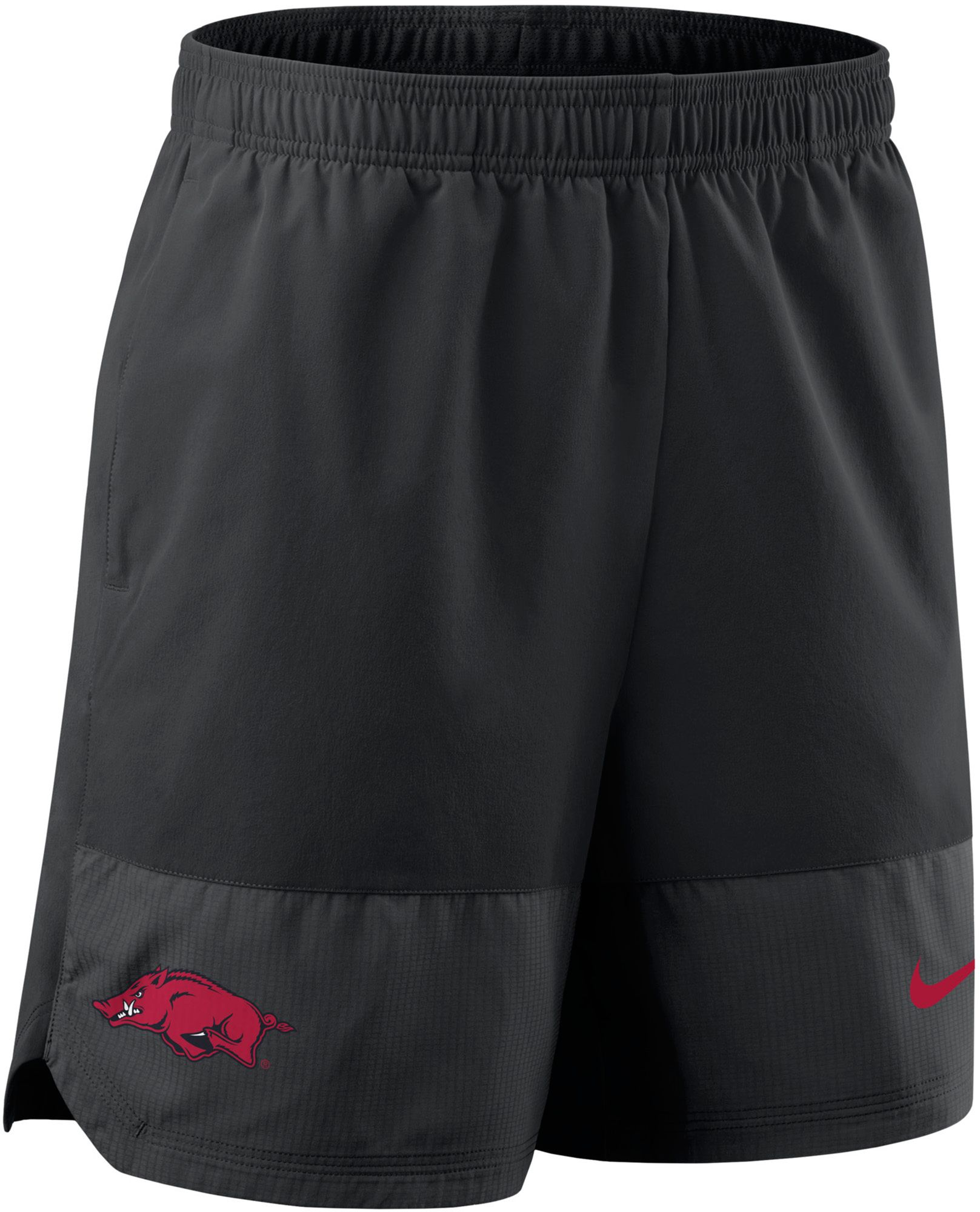 Nike Men's Arkansas Razorbacks Black Dri-FIT Woven Shorts