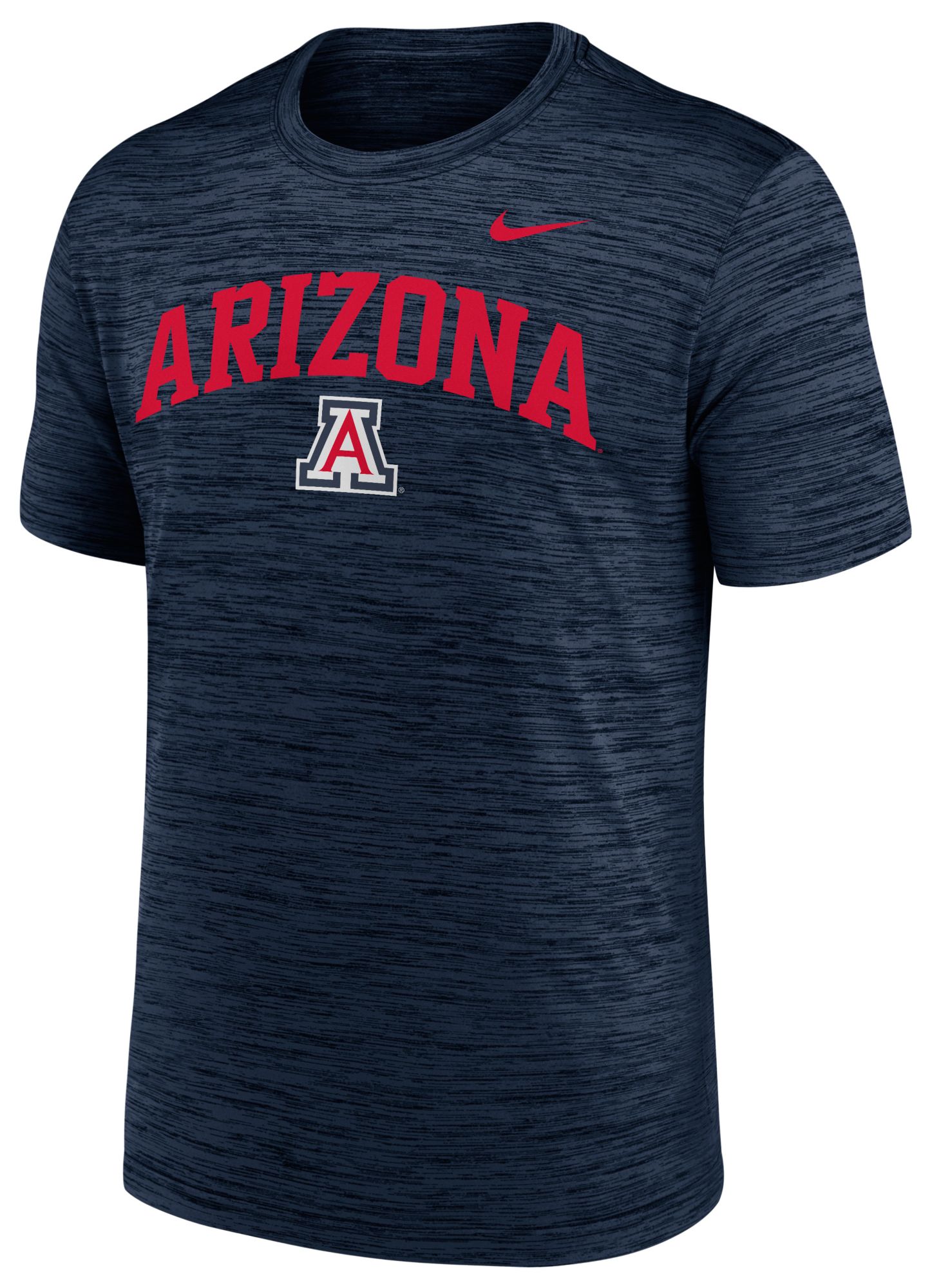 Nike Men's Arizona Wildcats College Navy Velocity Arch Logo T-Shirt