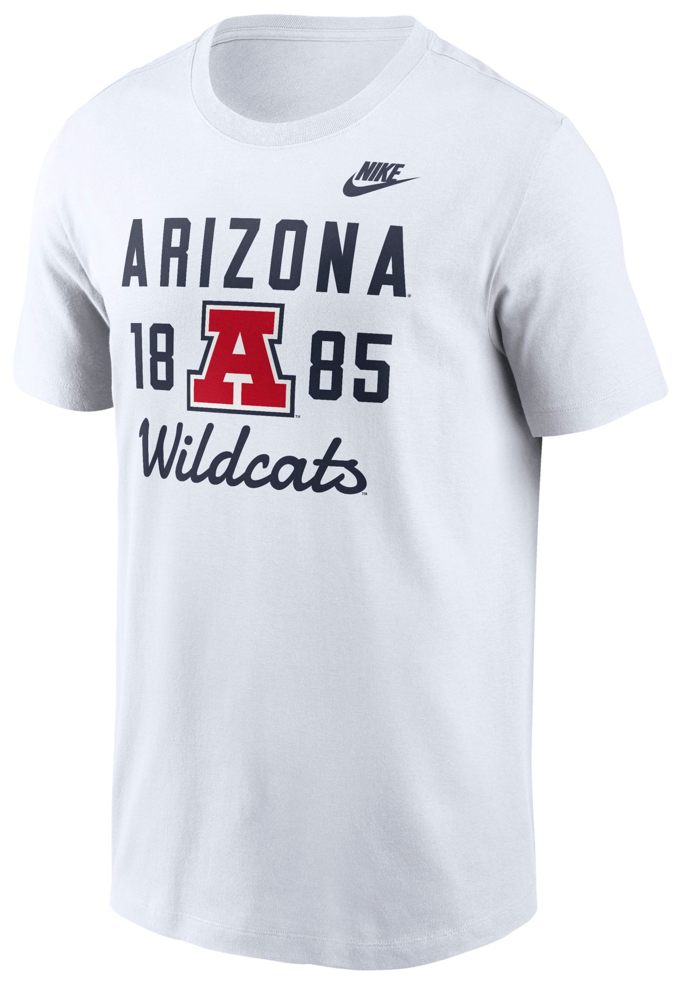 Nike Men's Arizona Wildcats White Legacy Stacked T-Shirt