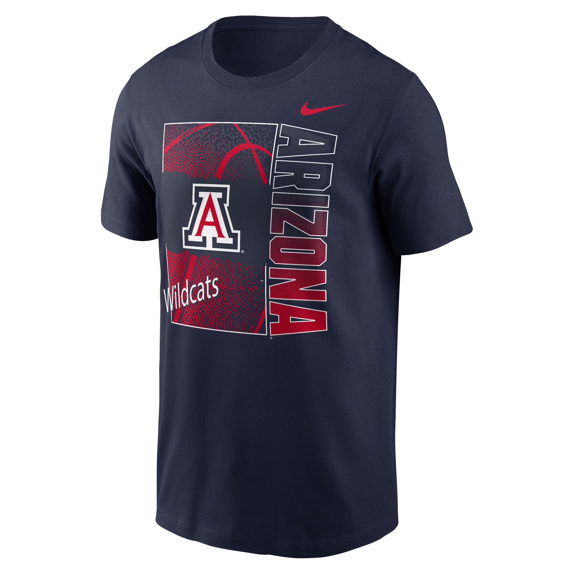 Nike Men's Arizona Wildcats College Navy Basketball Refresh T-Shirt
