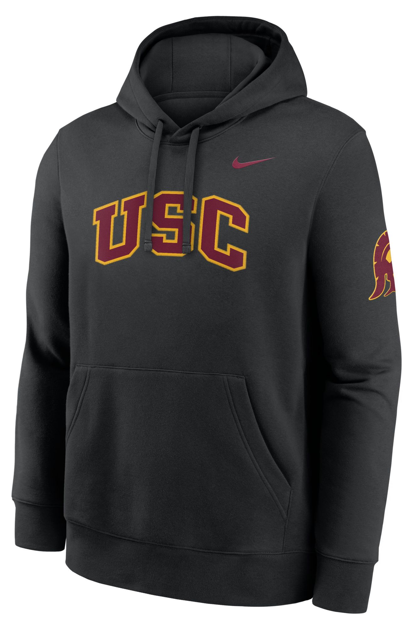 Nike Men's USC Trojans Black Club Fleece Hoodie
