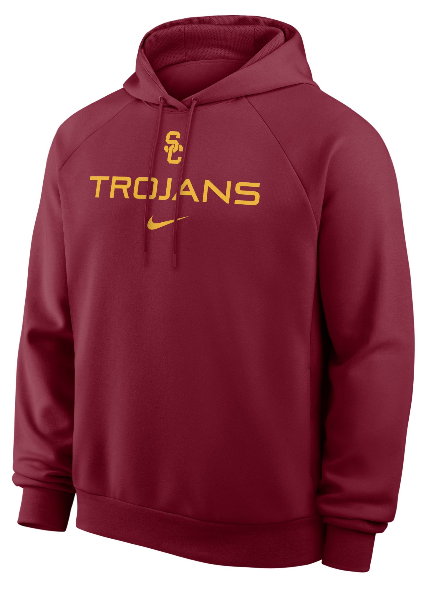 Nike Men's USC Trojans Team Crimson Dri-FIT Primary Fleece Hoodie