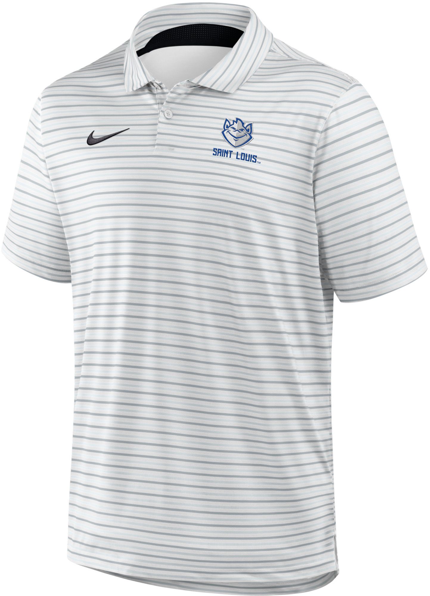 Nike Men's Saint Louis Billikens White Dri-FIT Tour Polo
