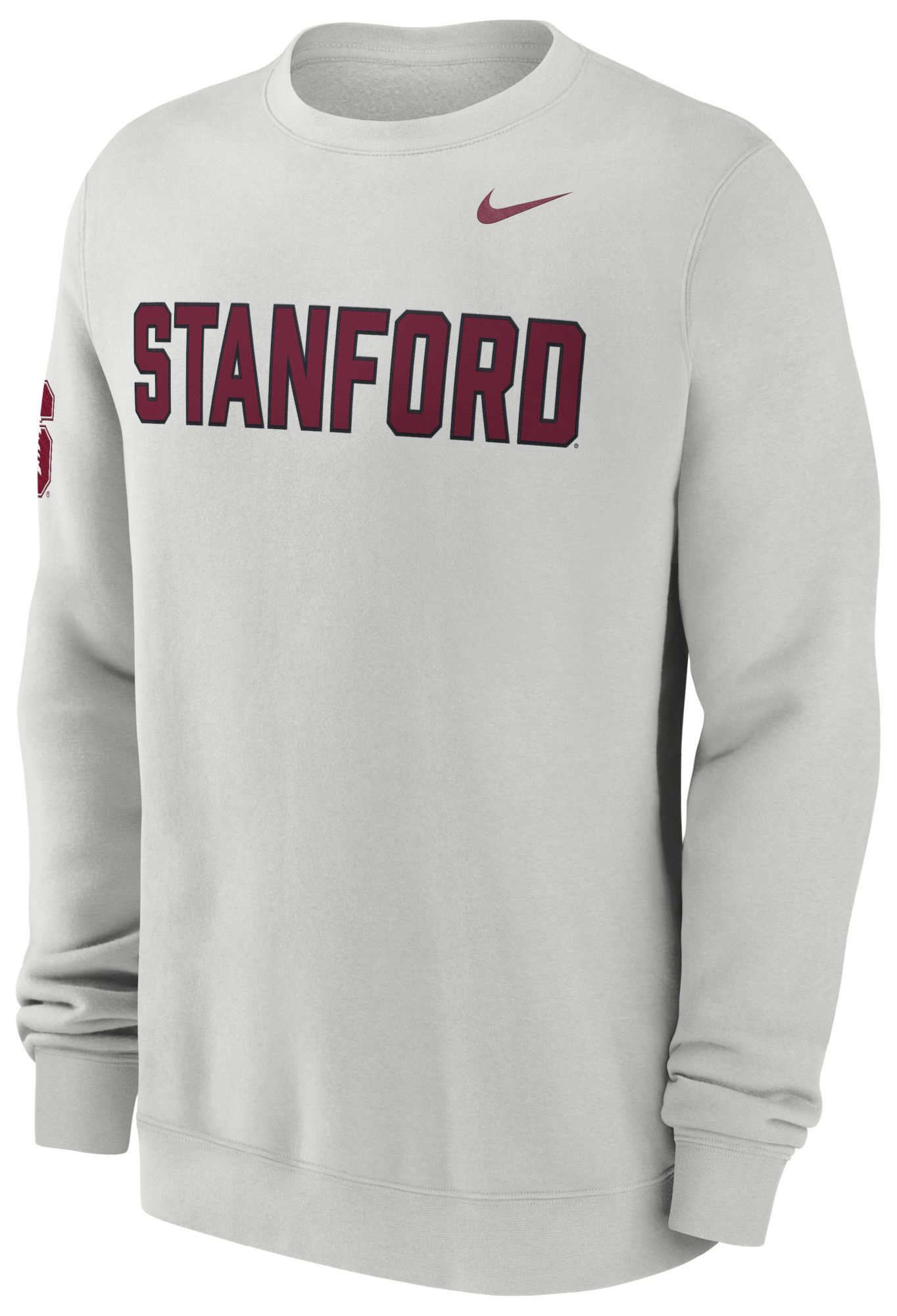 Nike Men's Stanford Cardinal Club Fleece Crewneck Sweatshirt