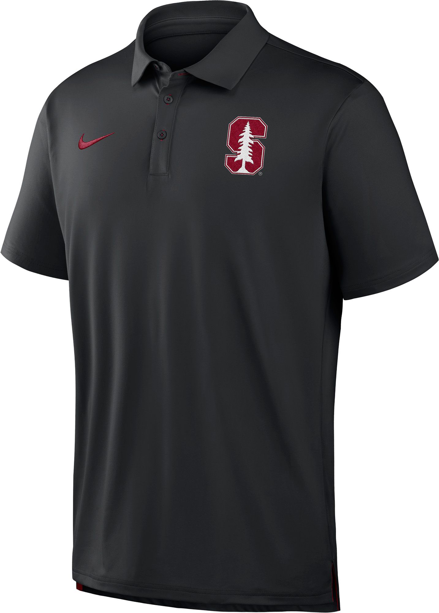 Nike Men's Stanford Cardinal Black Polo Shirt