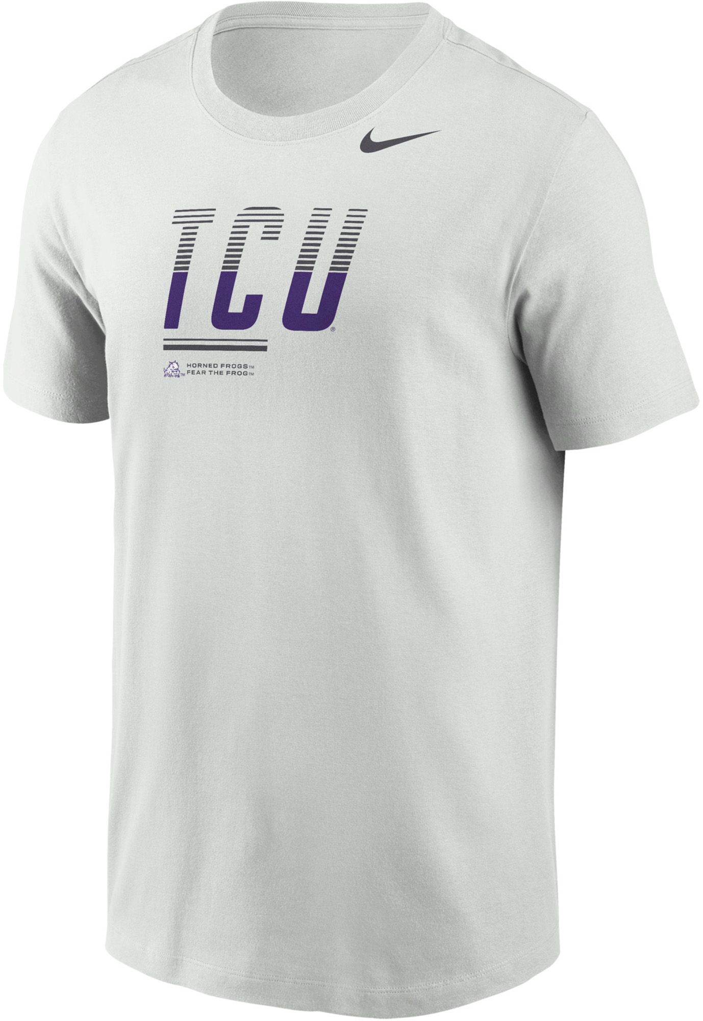 Nike Men's TCU Horned Frogs Gray Legend Kinetic T-Shirt