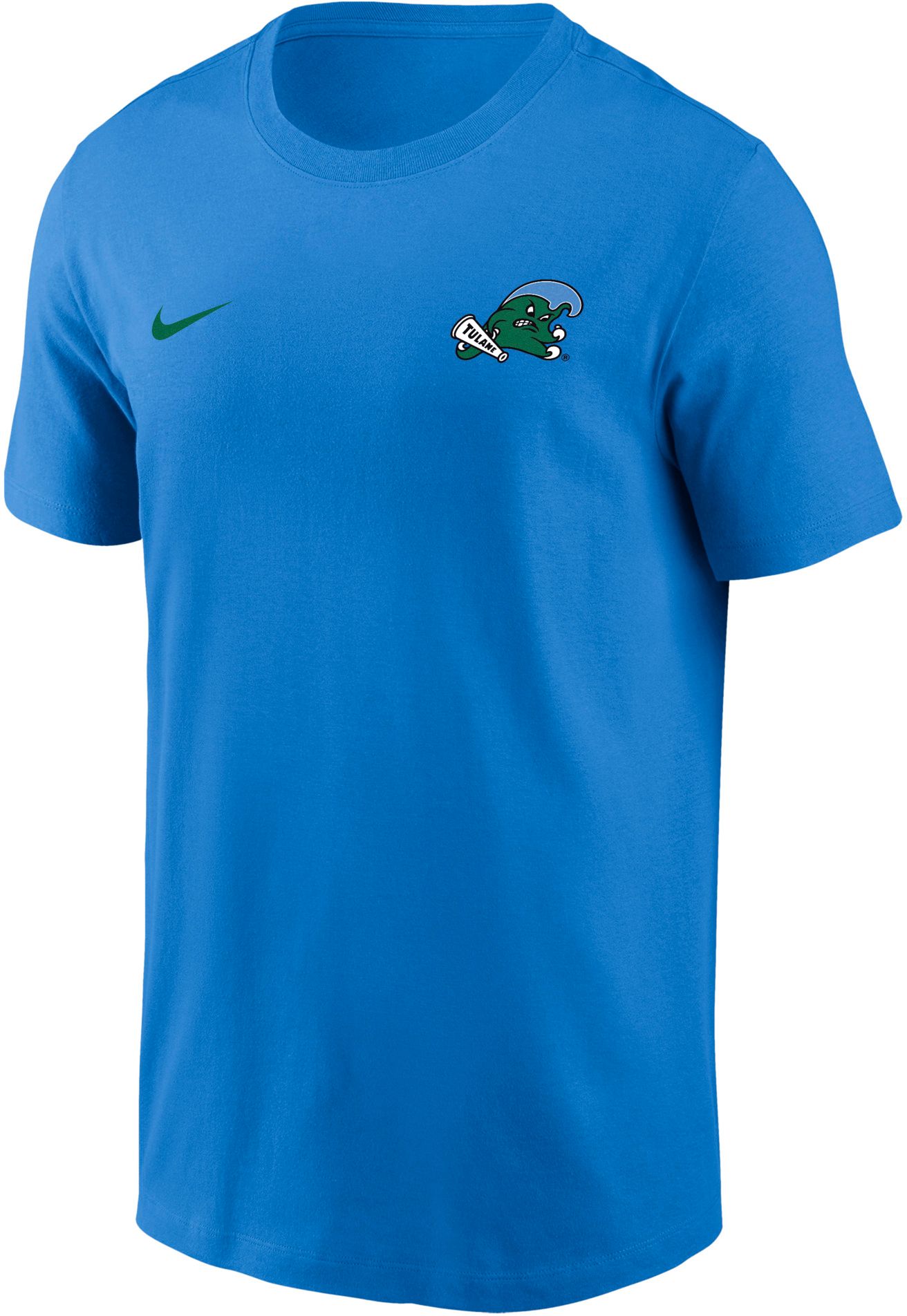 Nike Men's Tulane Green Wave Blue Legend T-Shirt