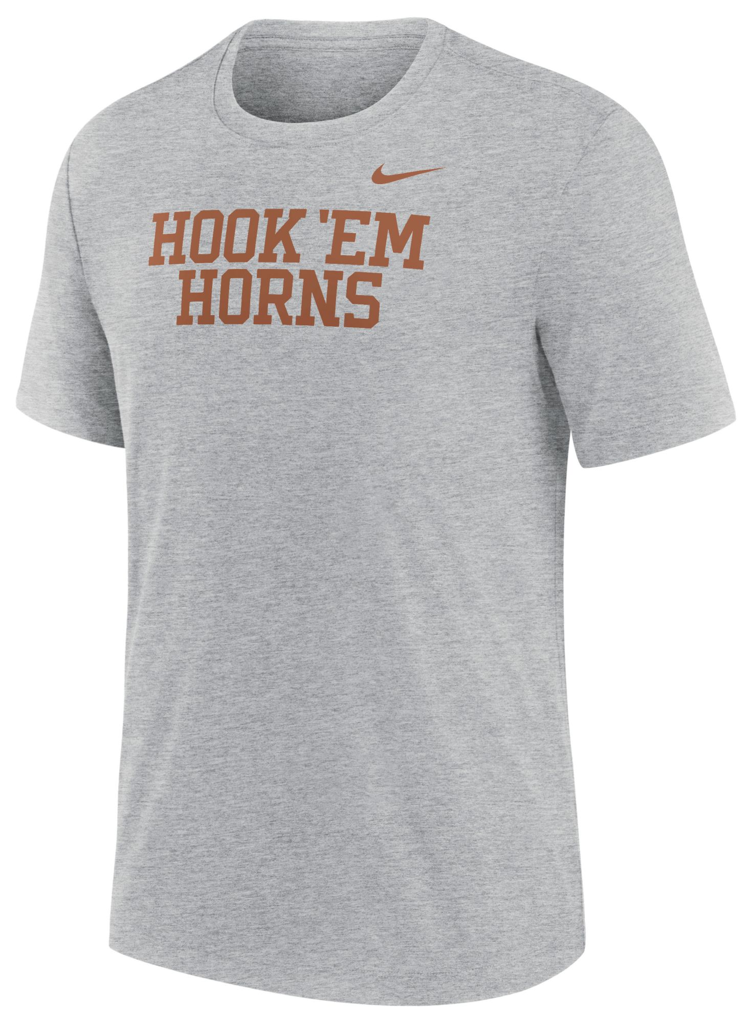 Nike Men's Texas Longhorns Dark Grey Heather Triblend Alternate Logo T-Shirt