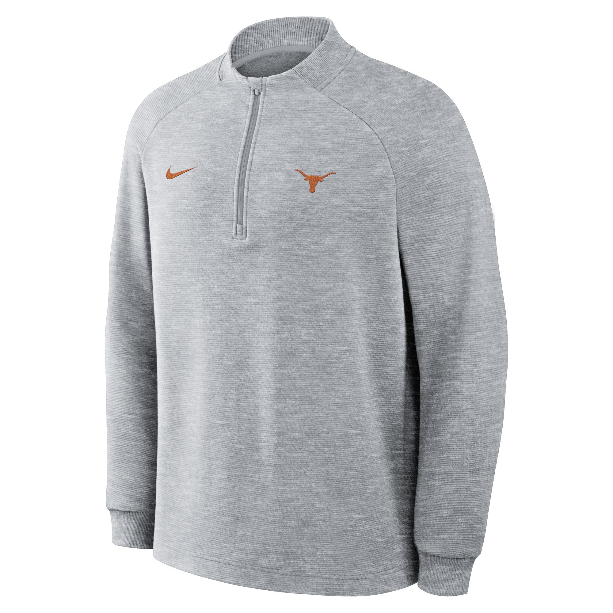 Nike Men's Texas Longhorns Wolf Grey Par 5 Logo Half Zip