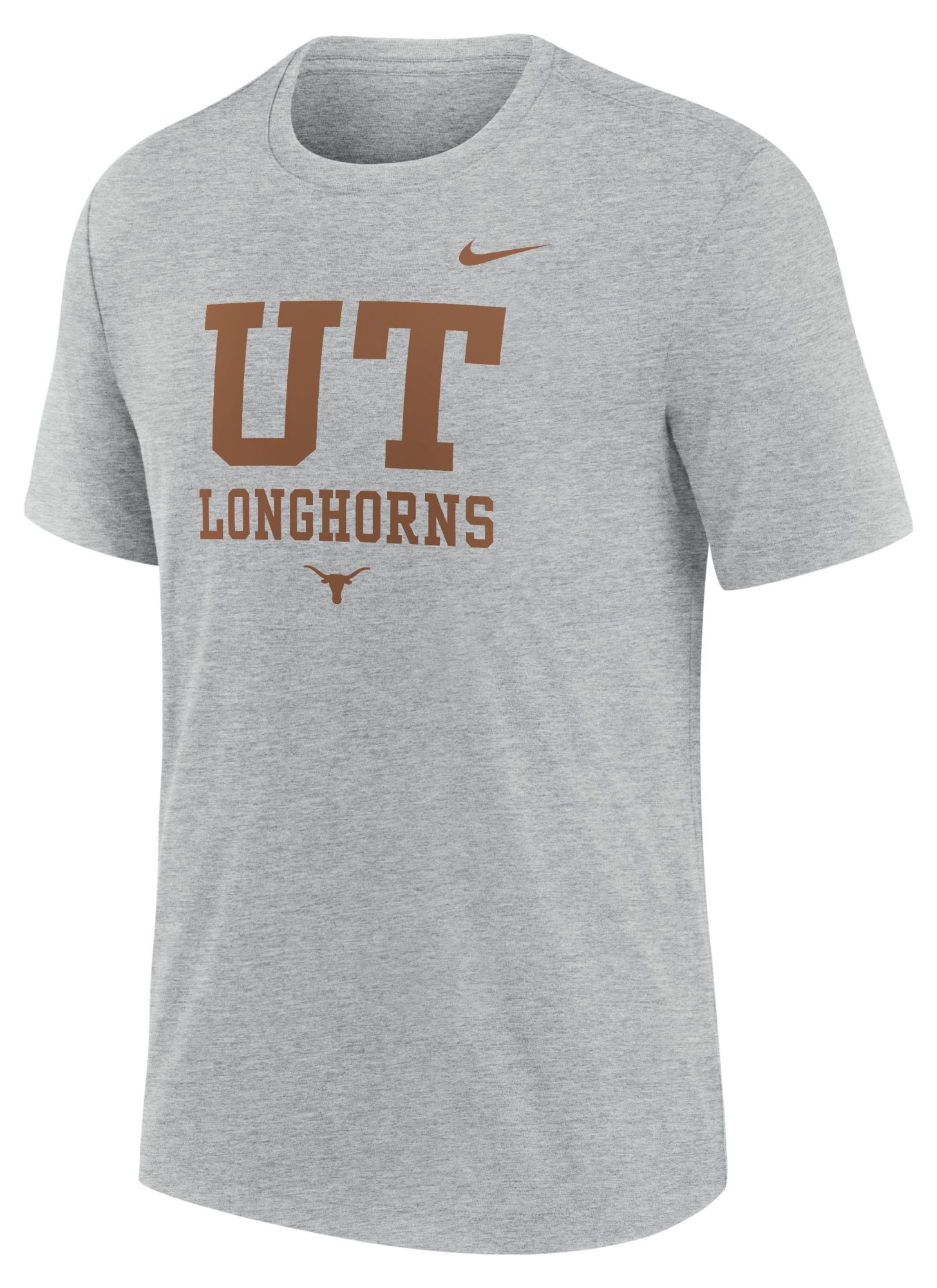 Nike Men's Texas Longhorns Grey Heather T-Shirt