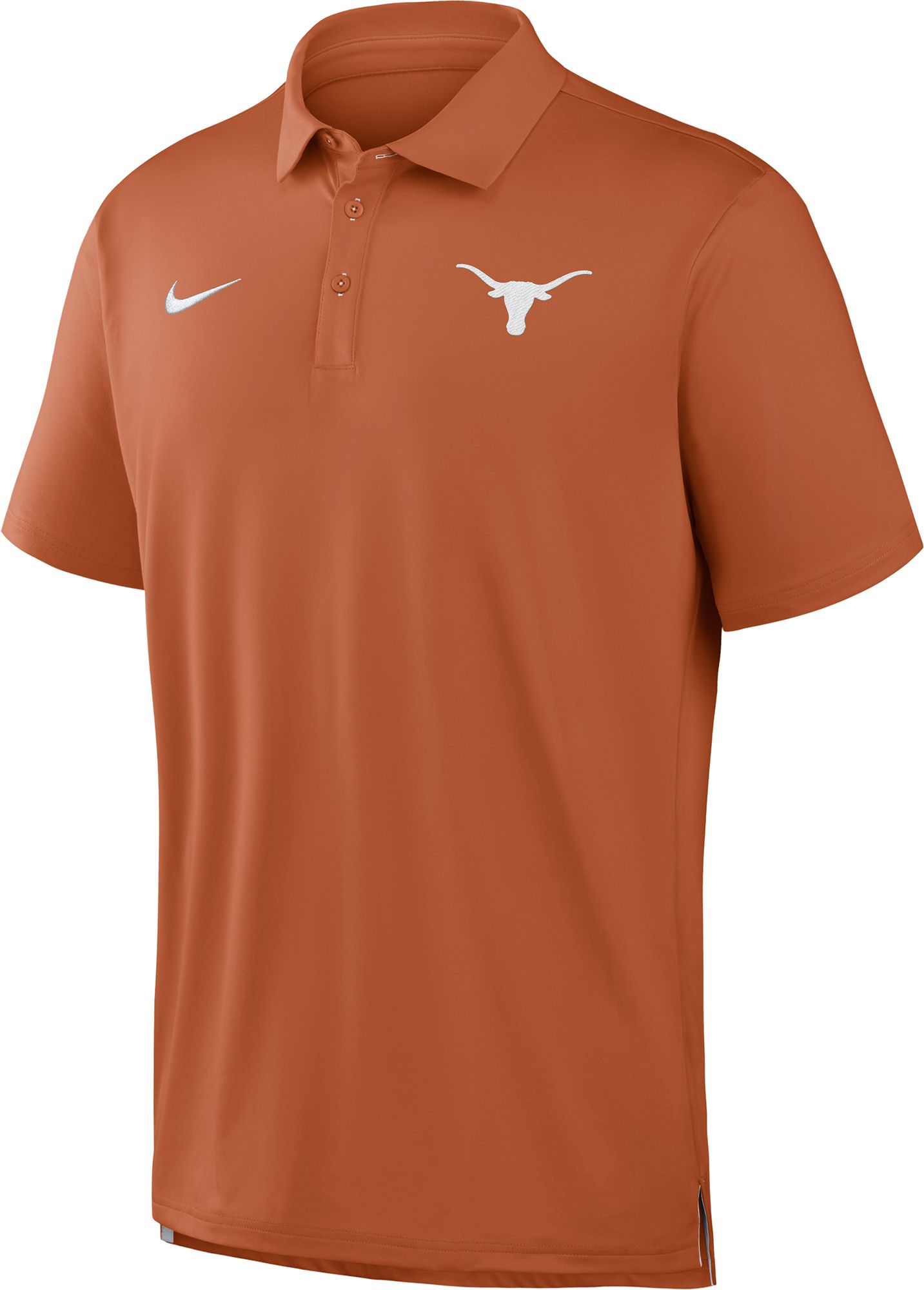 Nike Men's Texas Longhorns Desert Orange/White Polo Shirt