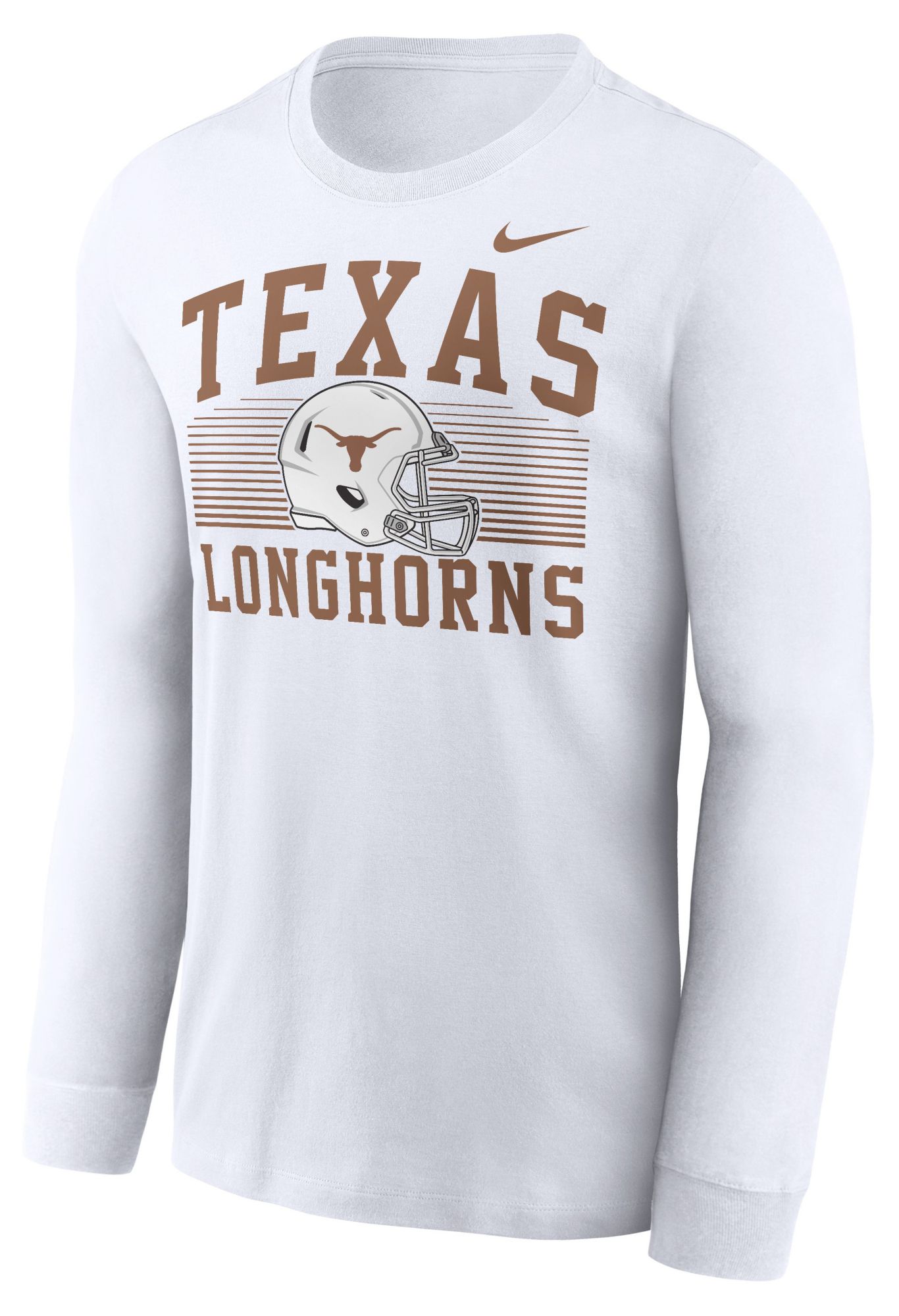 Nike Men's Texas Longhorns White Long Sleeve Shirt