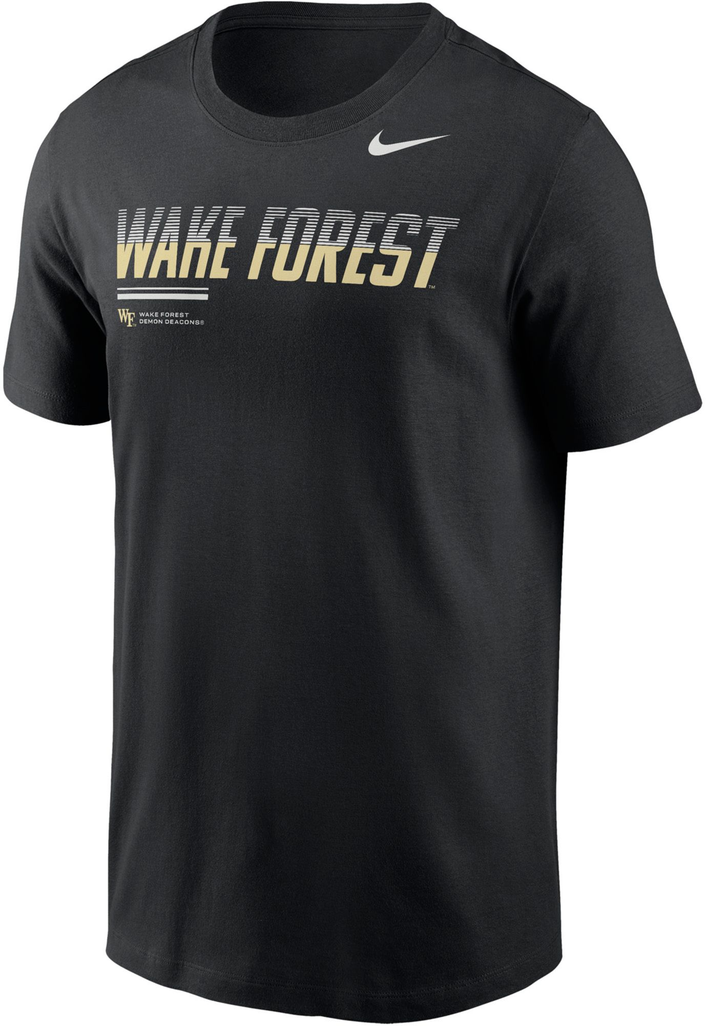 Nike Men's Wake Forest Demon Deacons Black Legend Kinetic T-Shirt