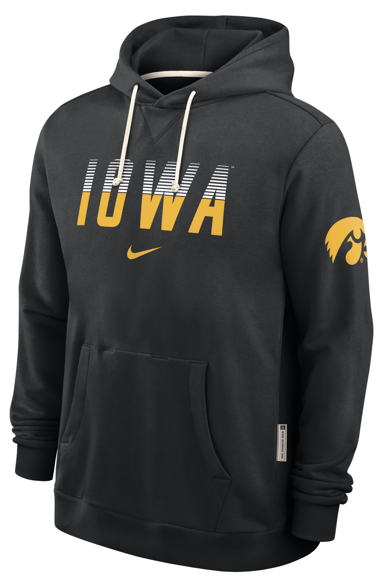 Nike Men's Iowa Hawkeyes Black Standard Issue Hoodie