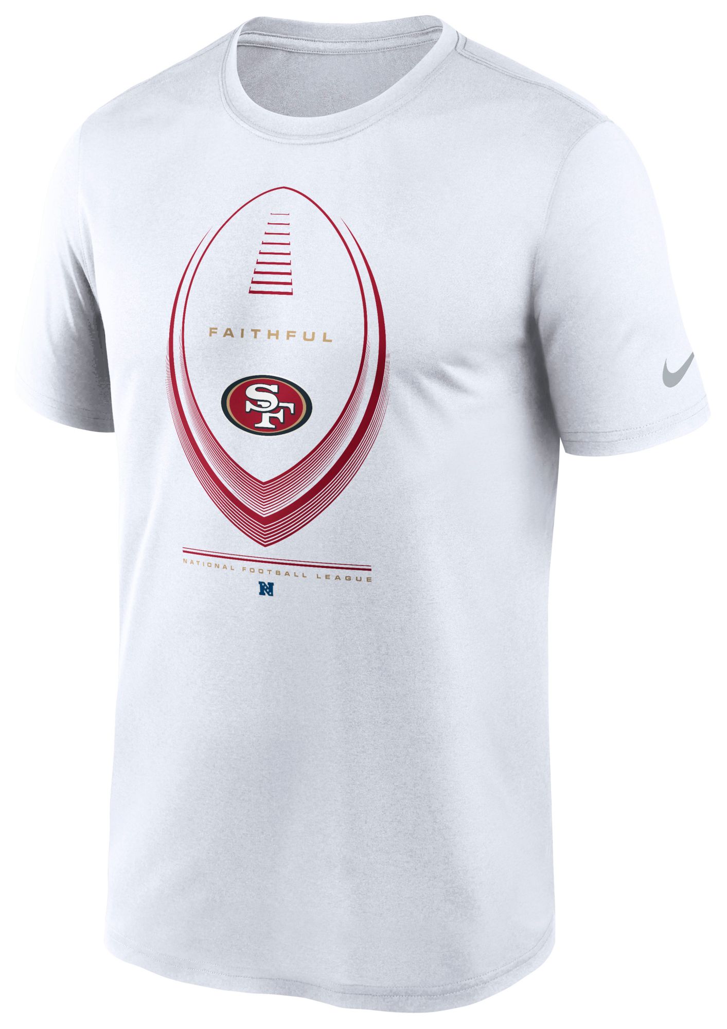 Nike Men's San Francisco 49ers White Icon Legend T-Shirt