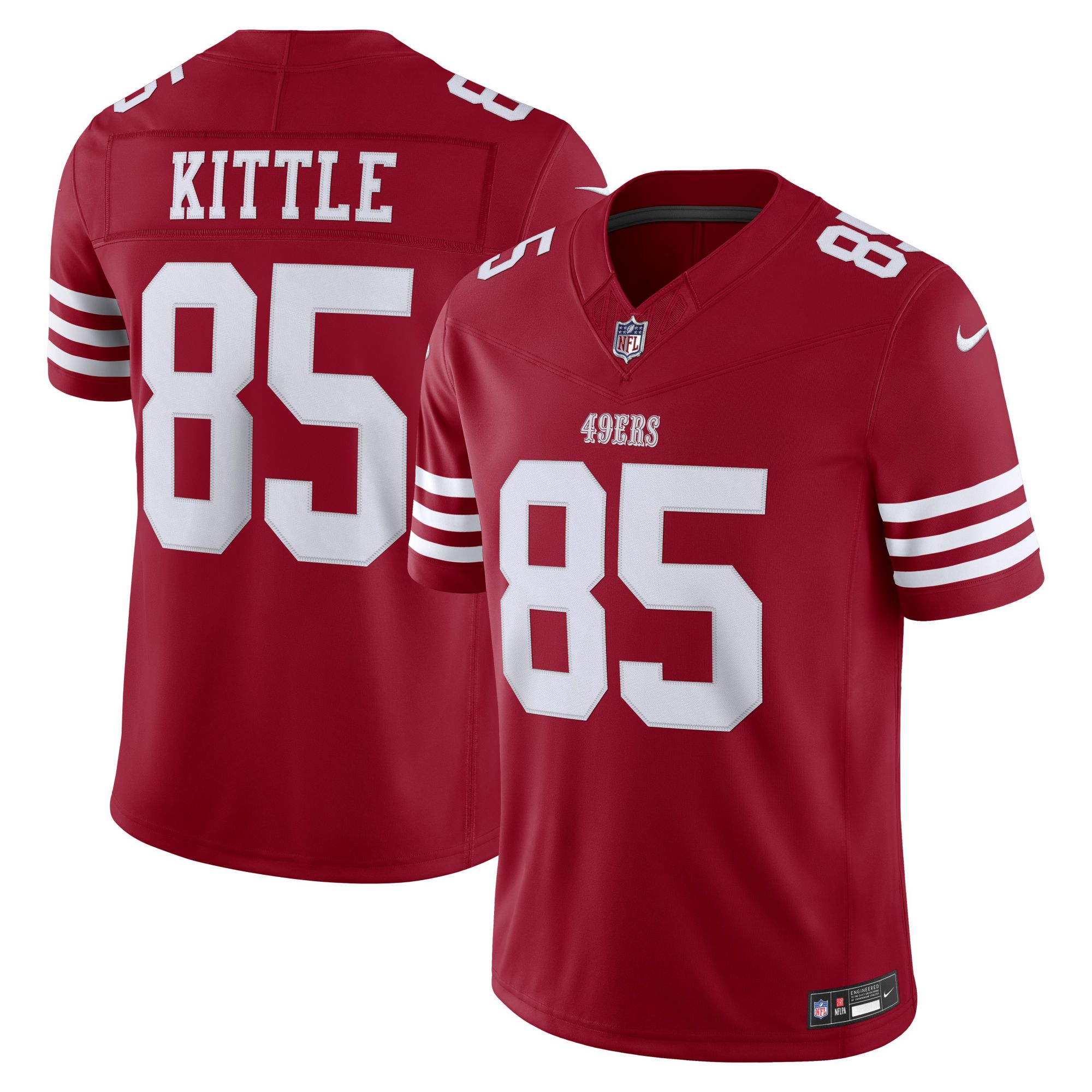 Nike Men's San Francisco 49ers George Kittle #85 Red Home Limited Jersey