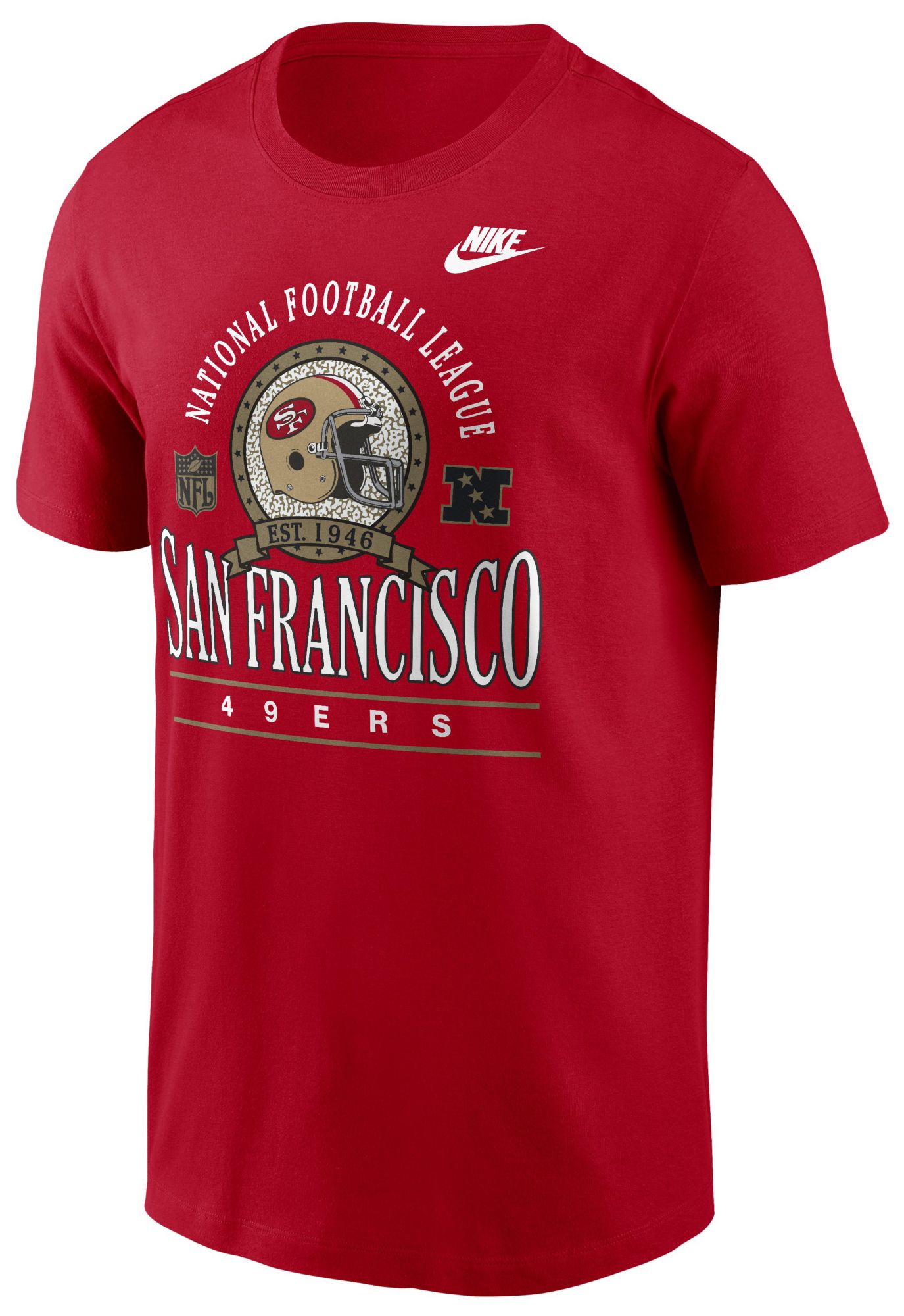 Nike Men's San Francisco 49ers Red Rewind T-Shirt