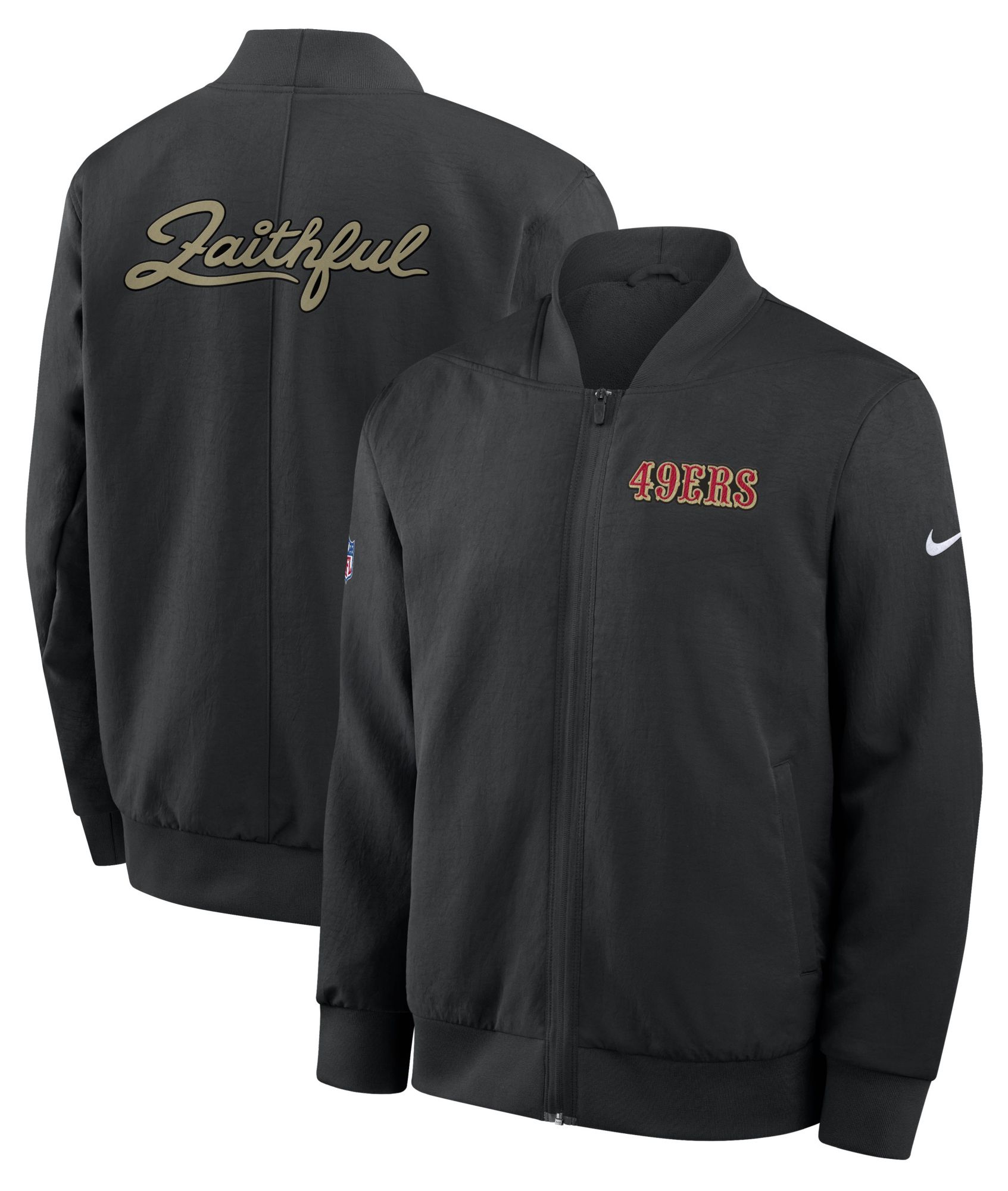 Nike Men's San Francisco 49ers NFL Rivalries Bomber Jacket