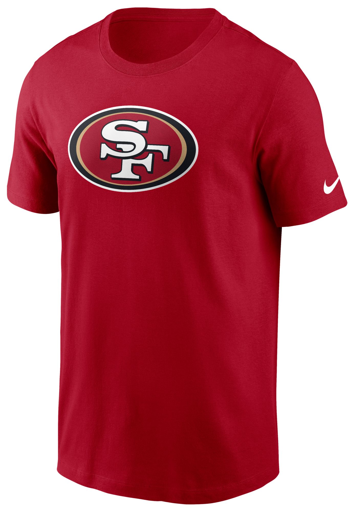 Nike Men's San Francisco 49ers Gym Red Logo Essential T-Shirt
