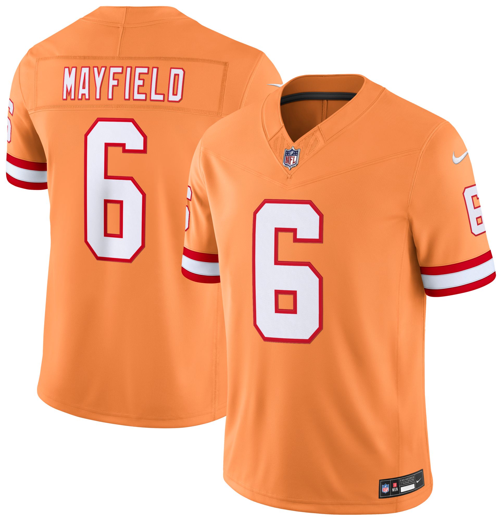Nike Men's Tampa Bay Buccaneers Sport Orange Baker Mayfield #6 Alternate Limited Jersey