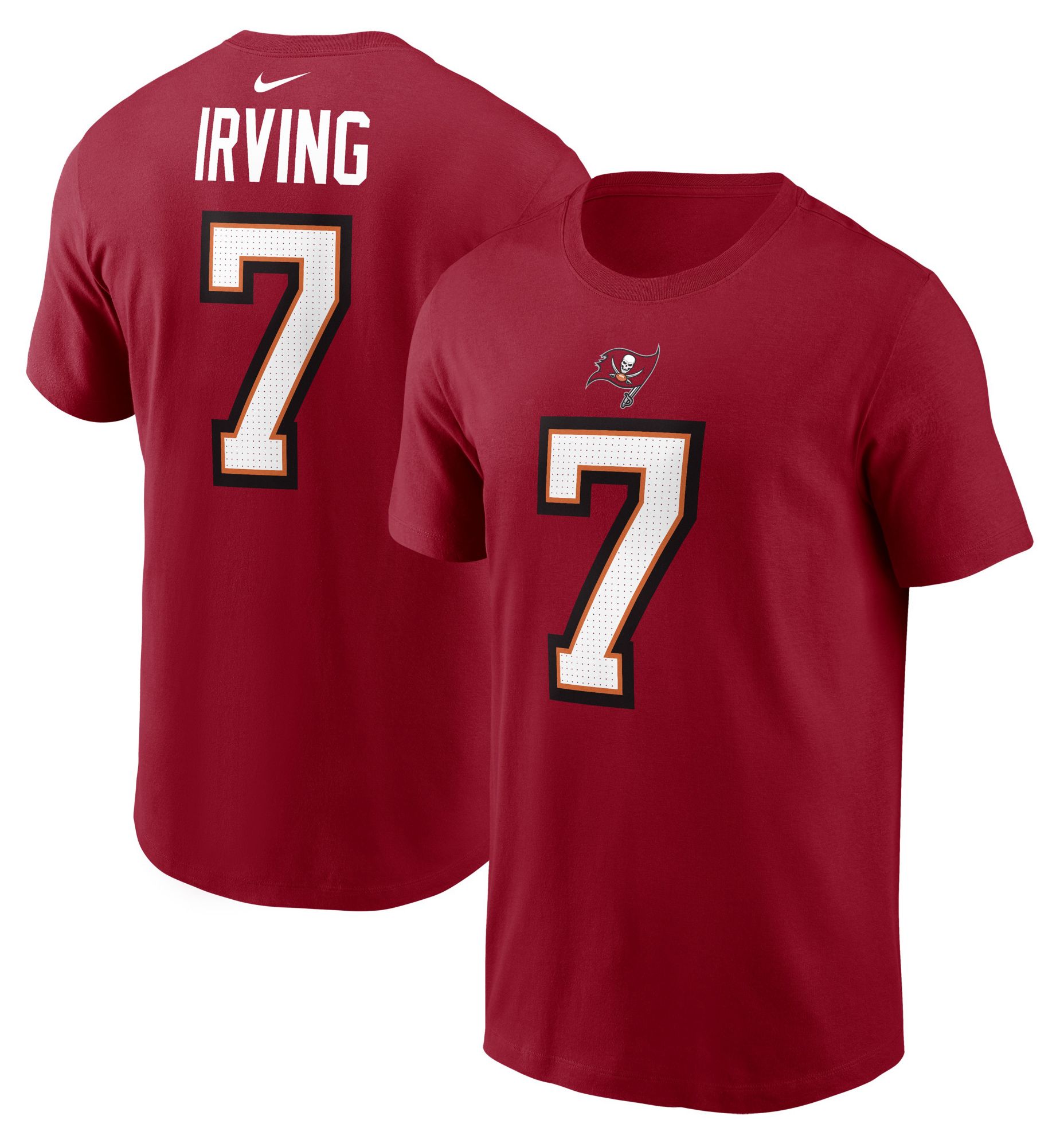 Nike Men's Tampa Bay Buccaneers Red Bucky Irving #7 T-Shirt