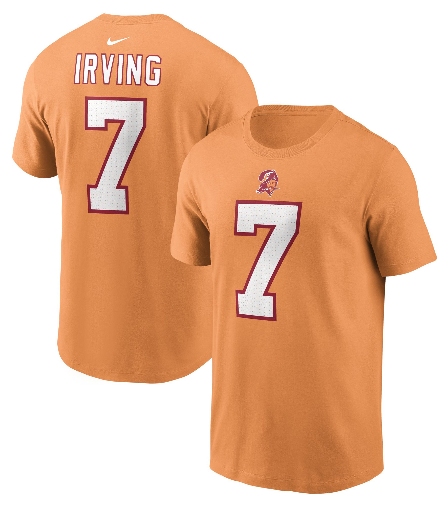 Nike Men's Tampa Bay Buccaneers Orange Bucky Irving #0 T-Shirt