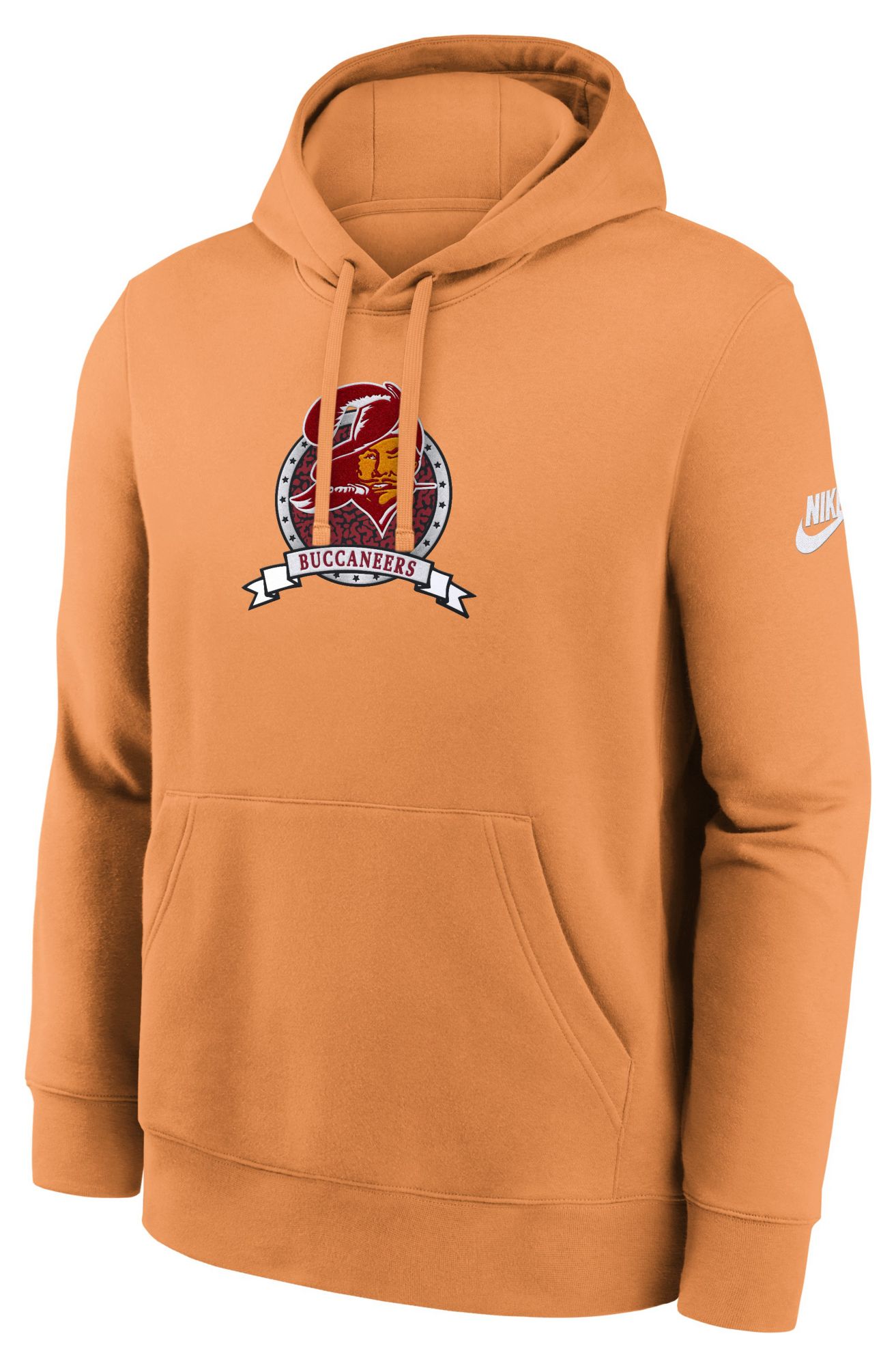 Nike Men's Tampa Bay Buccaneers Sport Orange Club Fleece Rewind Hoodie
