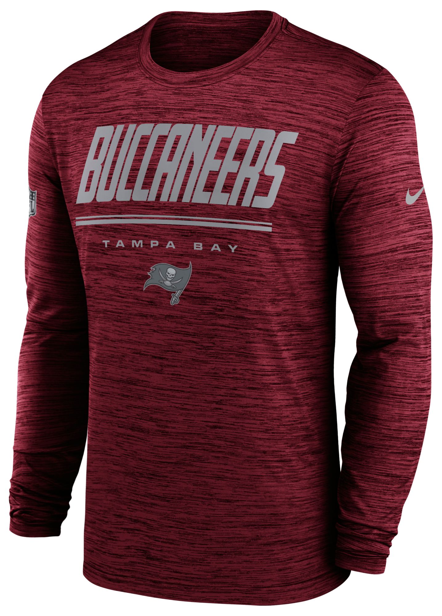 Nike Men's Tampa Bay Buccaneers Red Velocity Long Sleeve Shirt