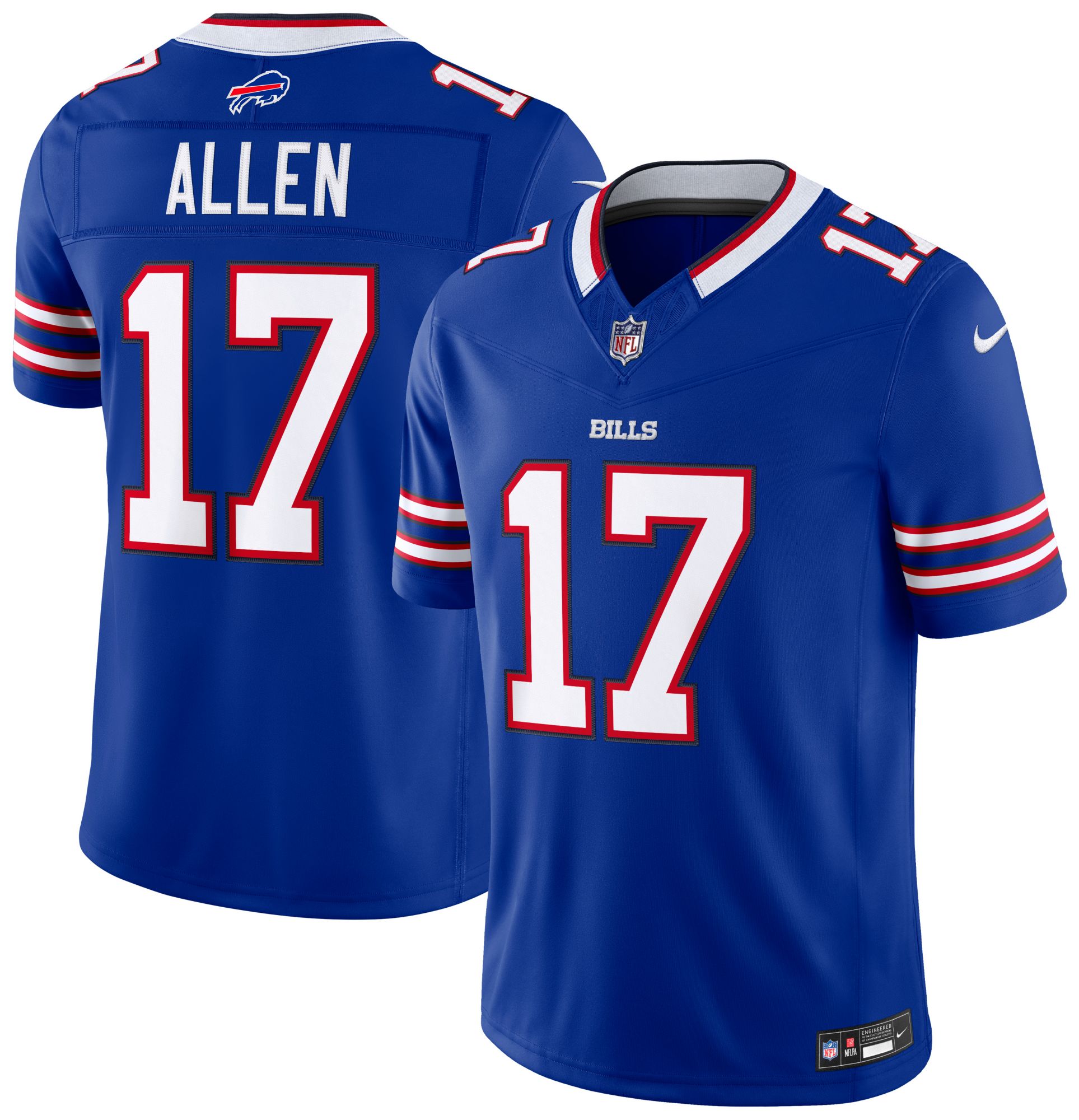 Nike Men's Buffalo Bills Royal Josh Allen #17 Limited Jersey