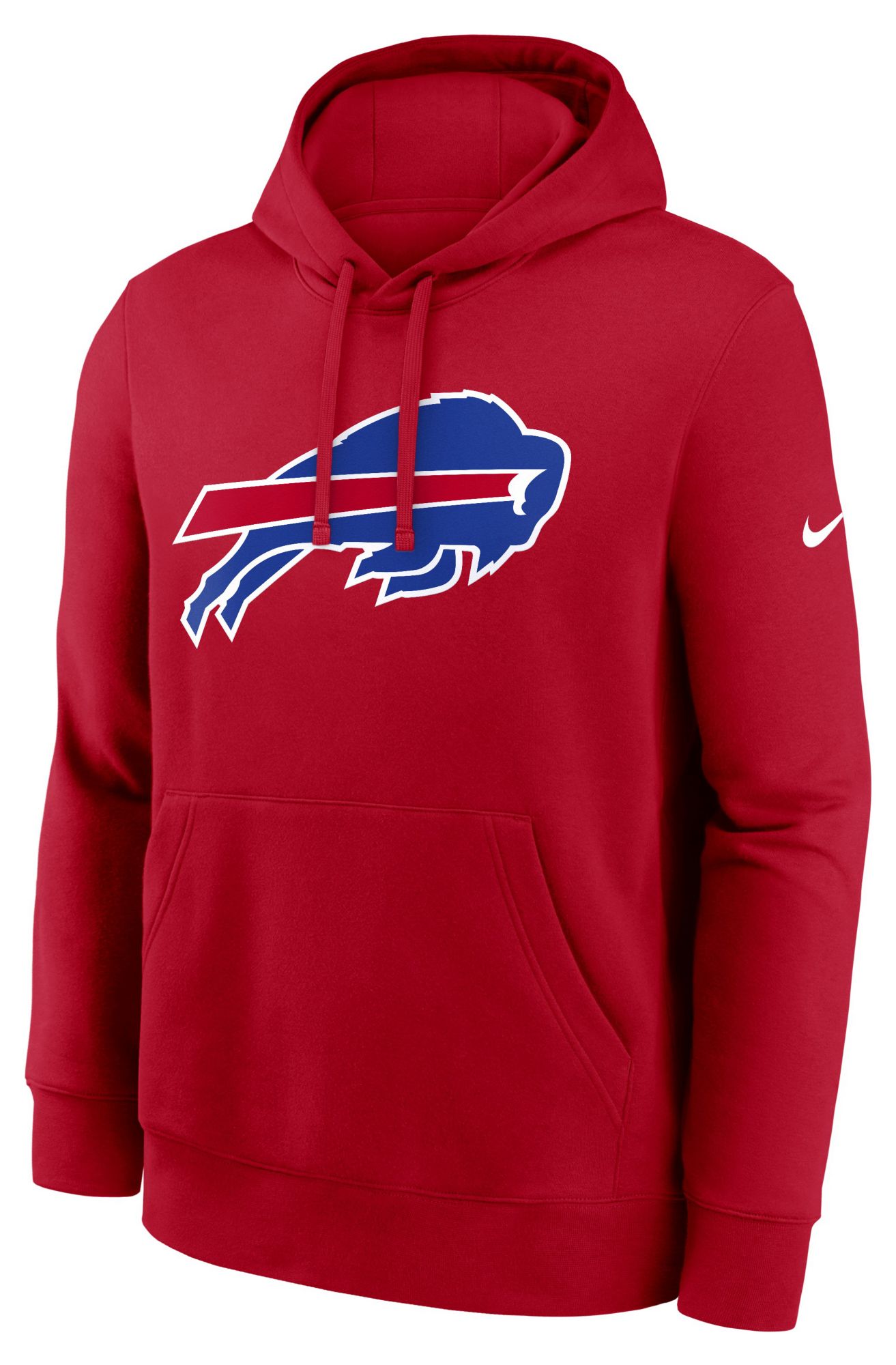 Nike Men's Buffalo Bills University Red Club Fleece Hoodie