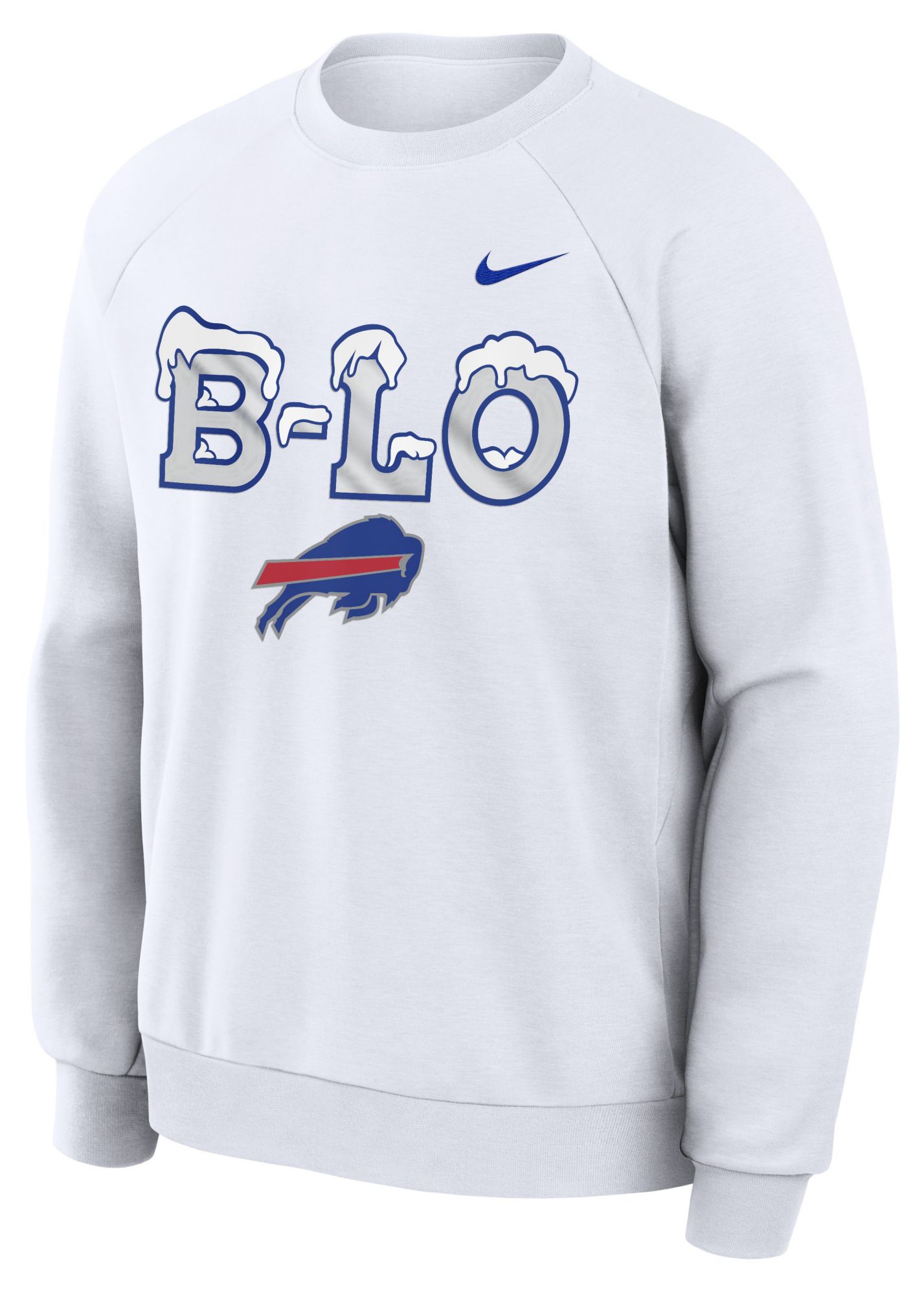 Nike Men's Buffalo Bills NFL Rivalries Primary Crewneck Sweatshirt