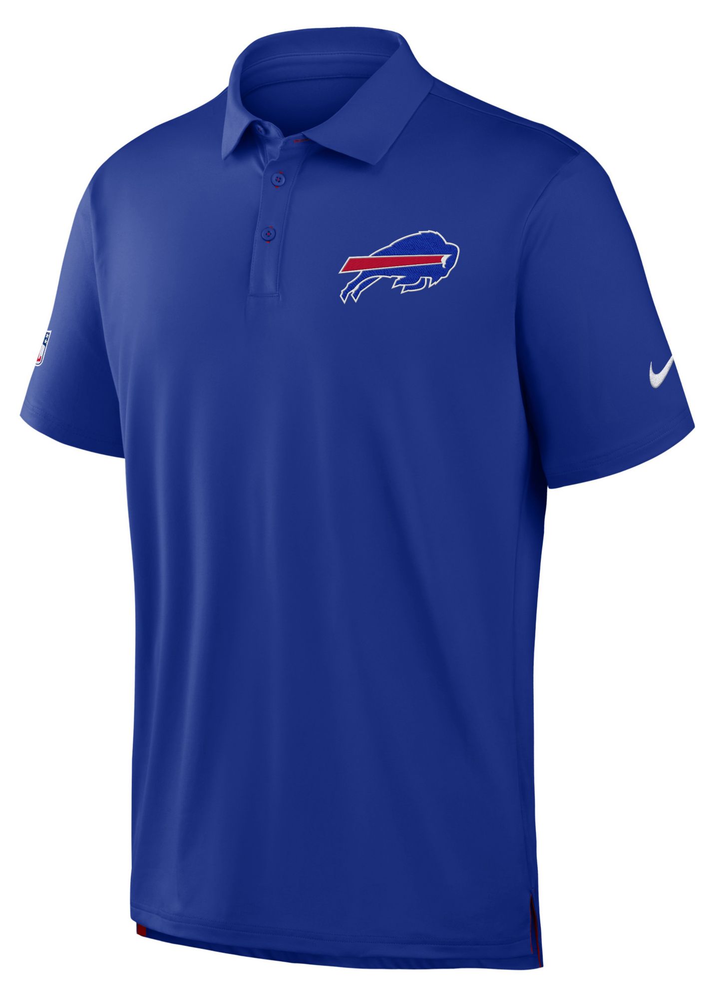 Nike Men's Buffalo Bills Old Royal Polo Sideline Tour Shirt