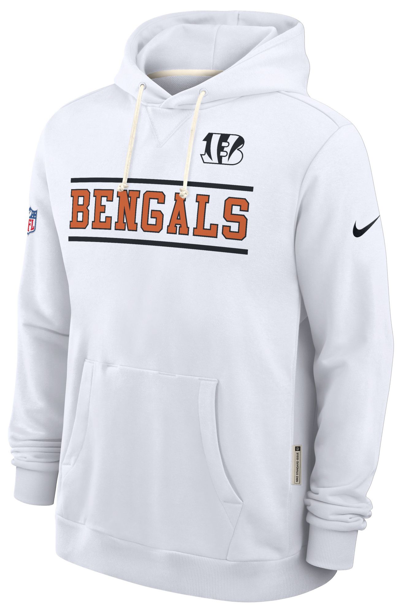 Nike Men's Cincinnati Bengals White Sideline Alternate Retro Hoodie