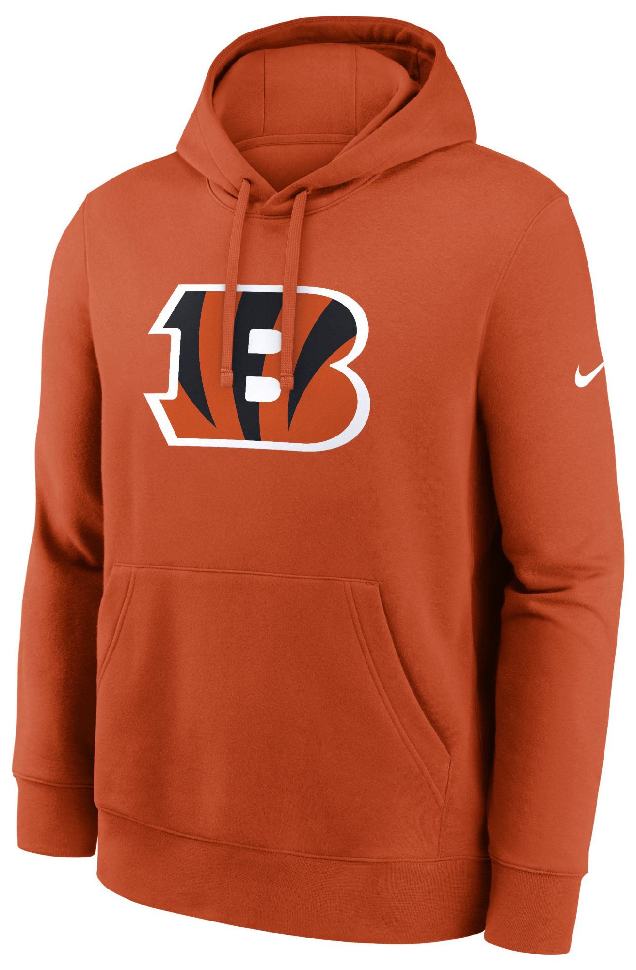 Nike Men's Cincinnati Bengals University Orange Club Fleece Hoodie