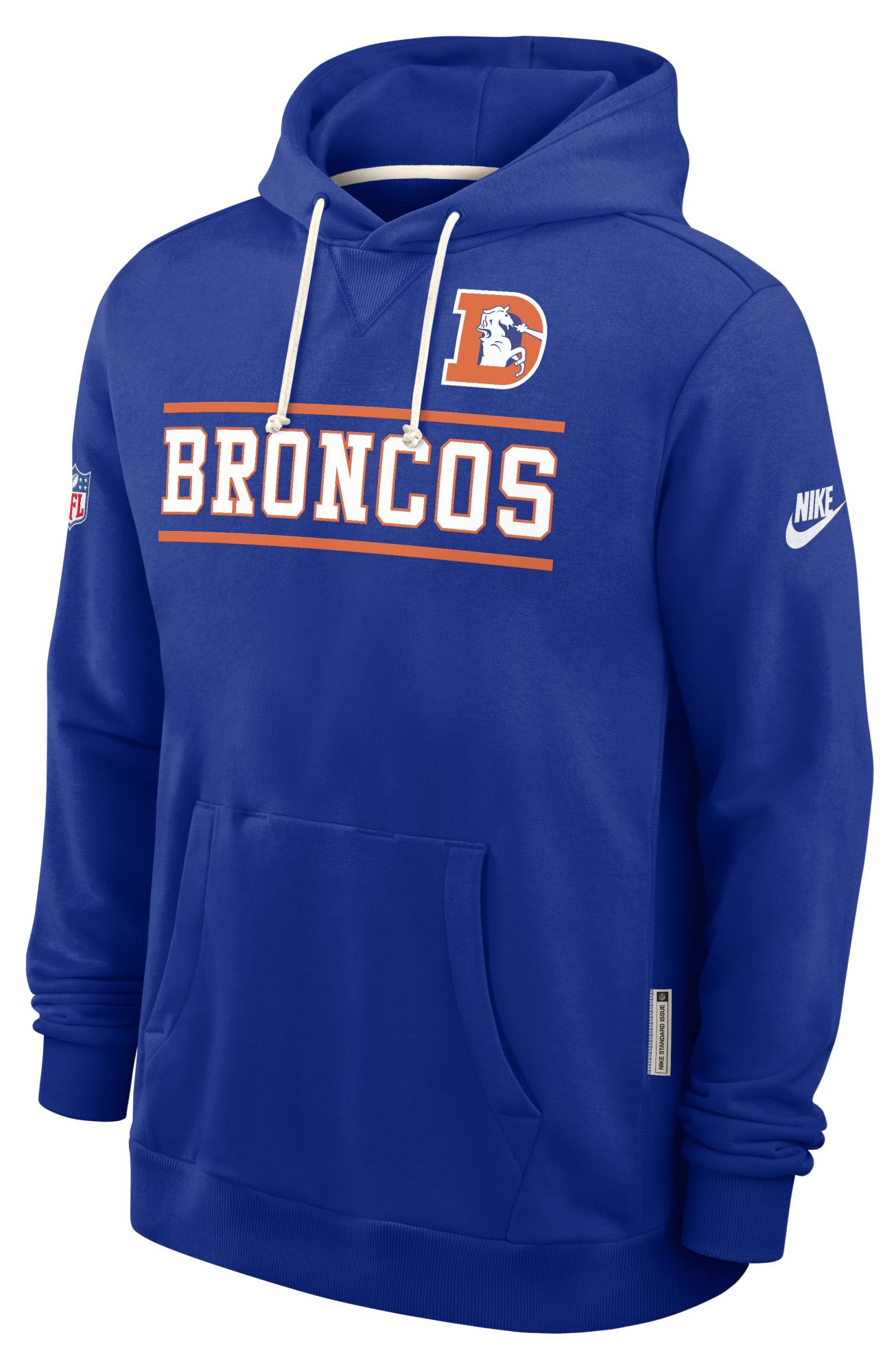 Nike Men's Denver Broncos Old Royal Sideline Alternate Retro Hoodie