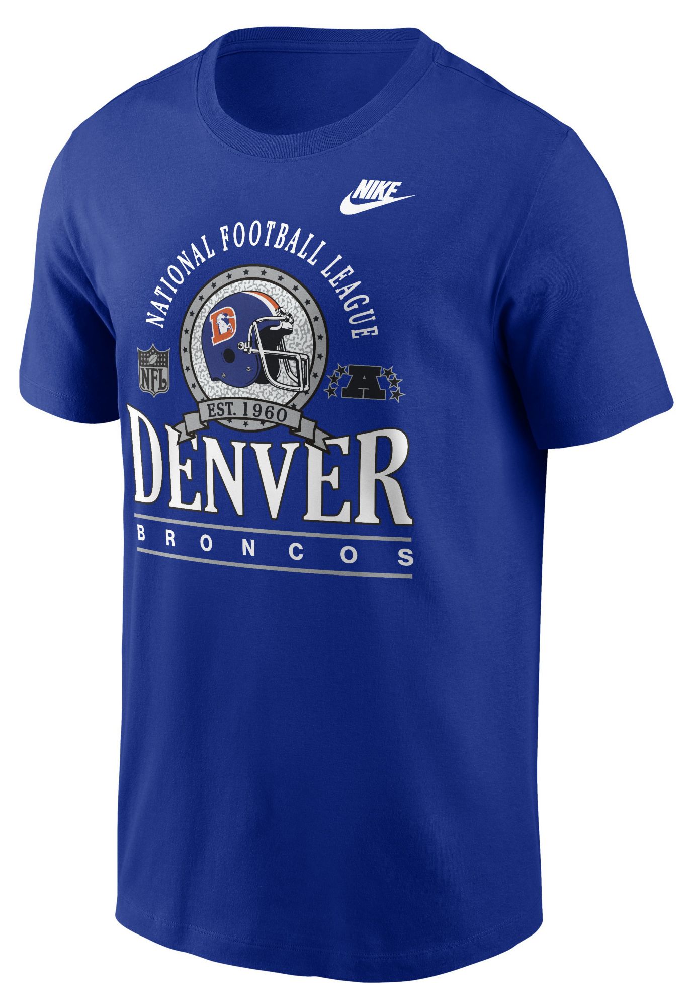 Nike Men's Denver Broncos Old Royal Rewind T-Shirt