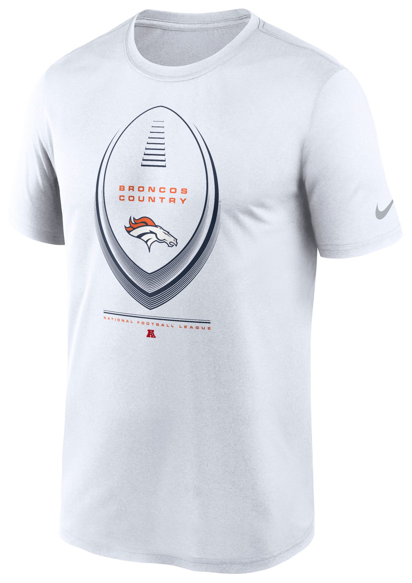 Nike Men's Denver Broncos White Icon Legend T-Shirt