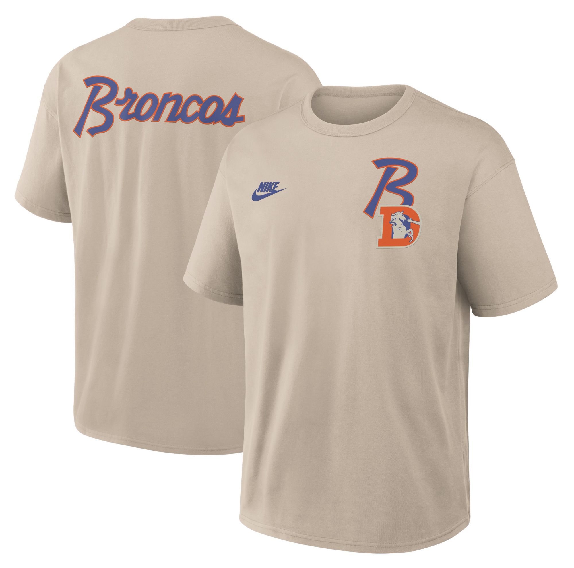 Nike Men's Denver Broncos Desert Sand Rewind Max90 T-Shirt